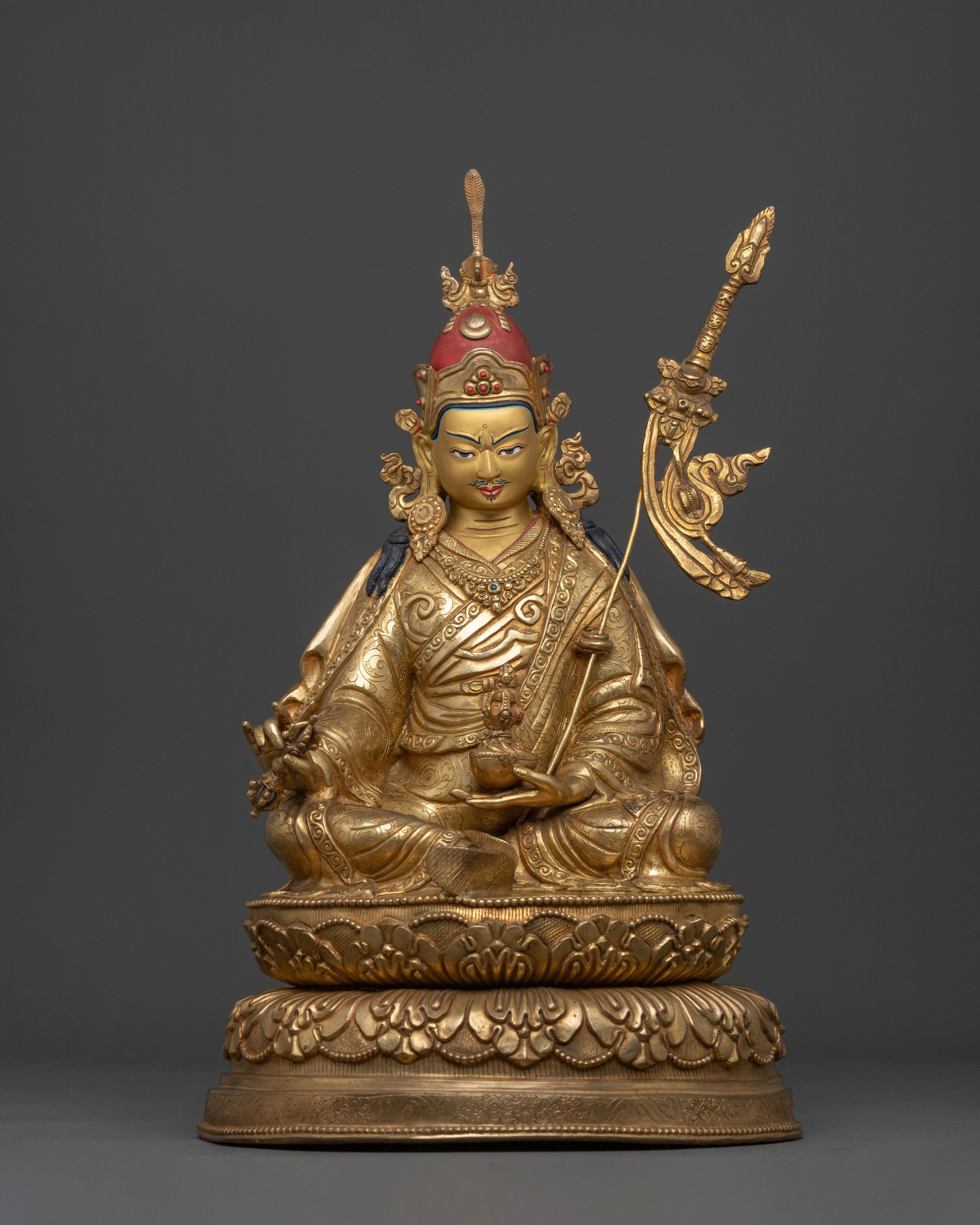 Guru Rinpoche Sculpture | Lotus-Born Master