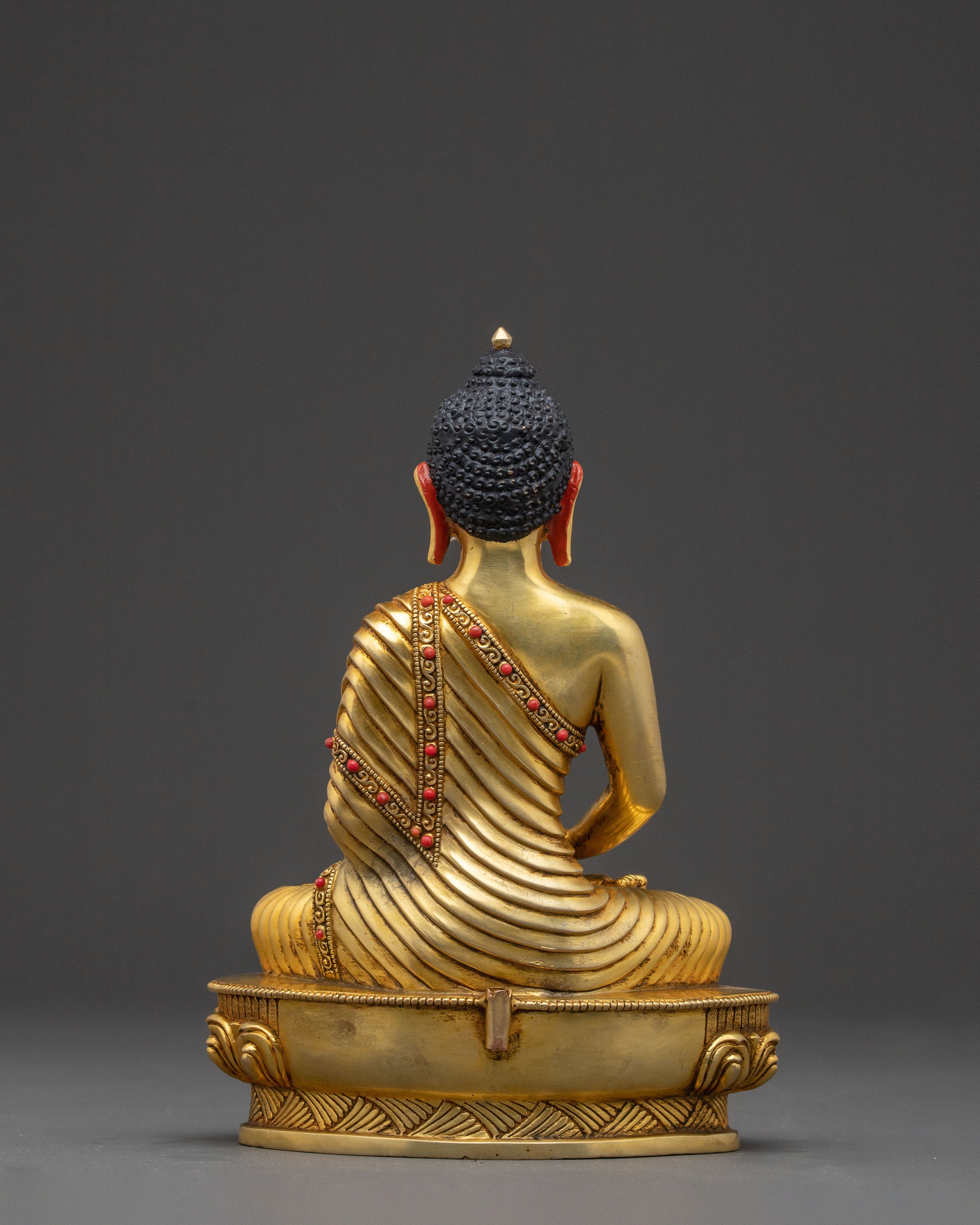 Amitabha Buddha 24K Gold Gilded Sacred Statue