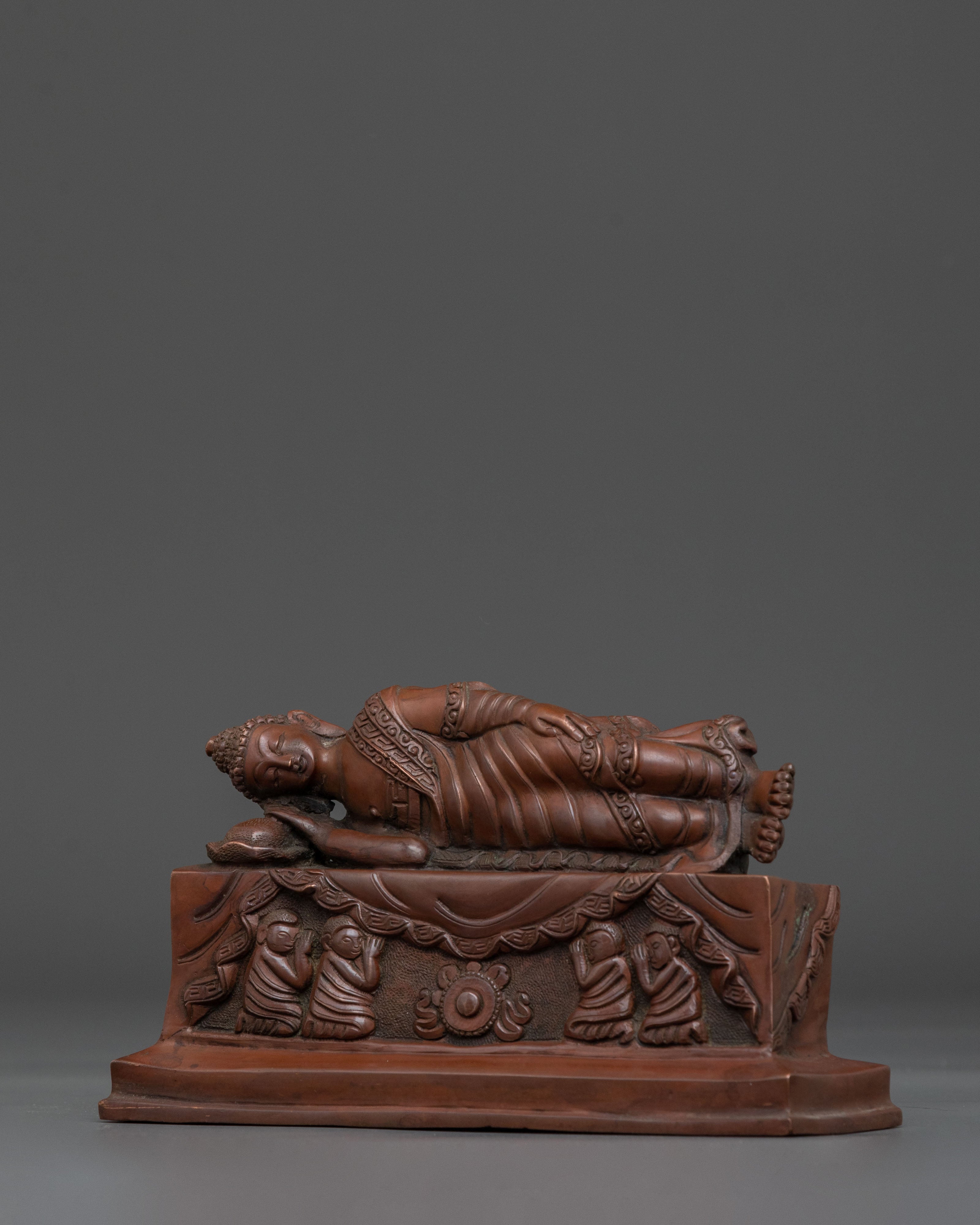 Handcrafted Sleeping Buddha Statue | Home Decor