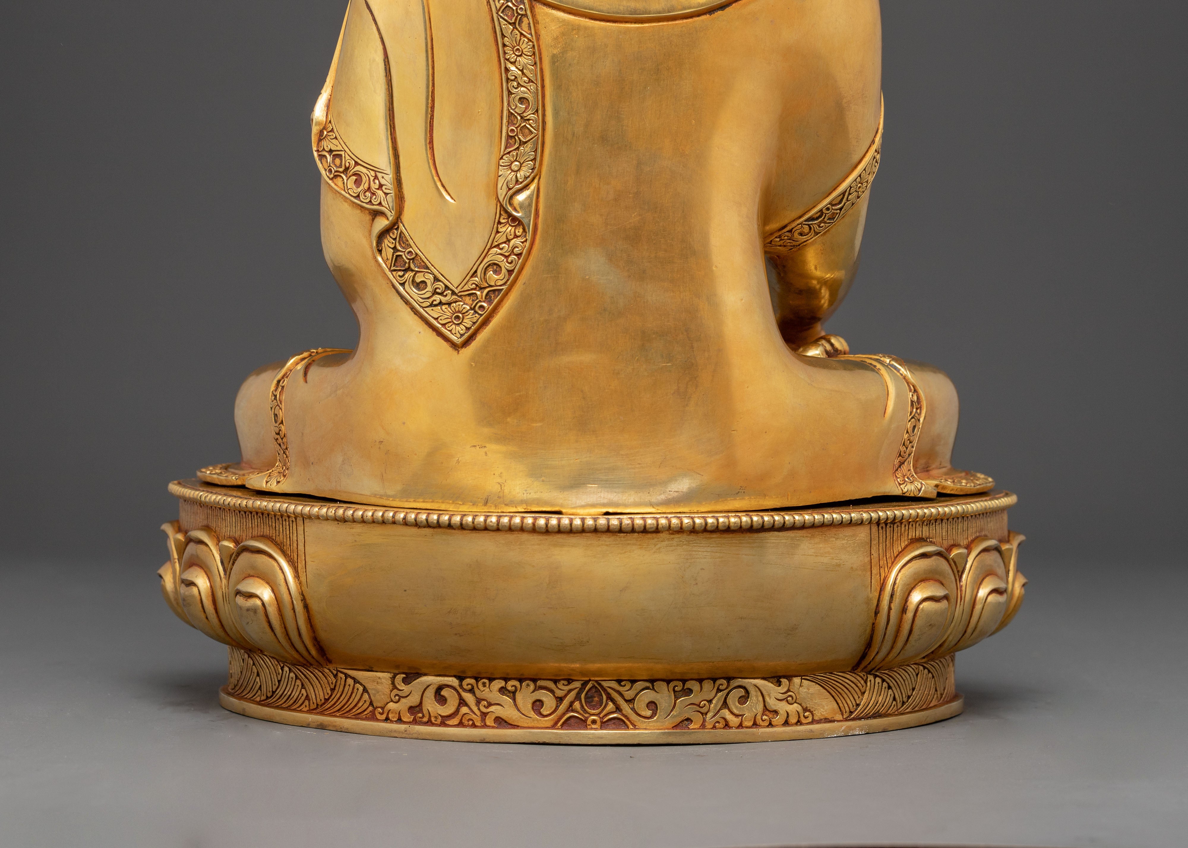 Handmade Golden Shakyamuni Buddha Statue | Home Decor