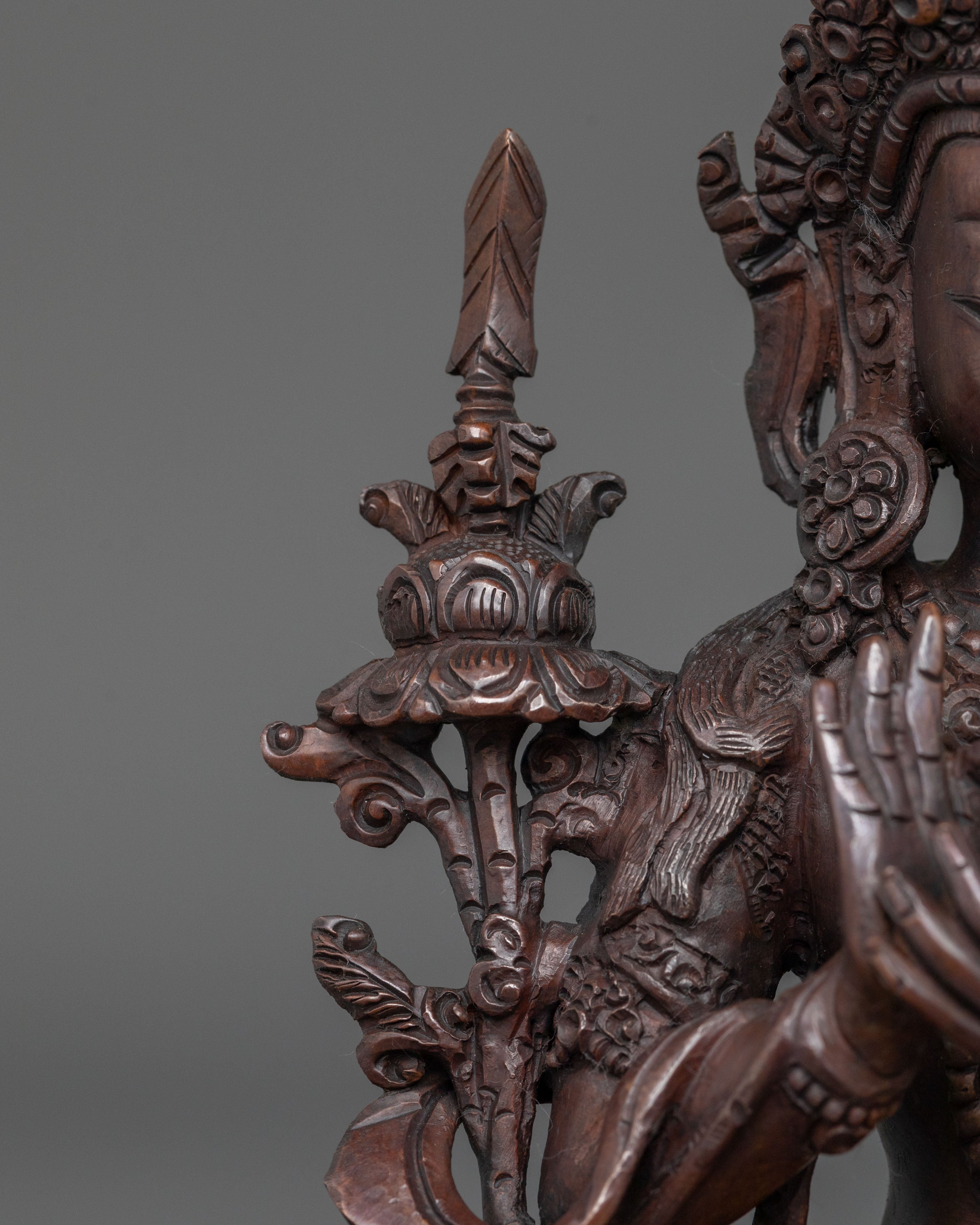 Tikshna Manjushri Sacred Buddhist Statue | Home Decor