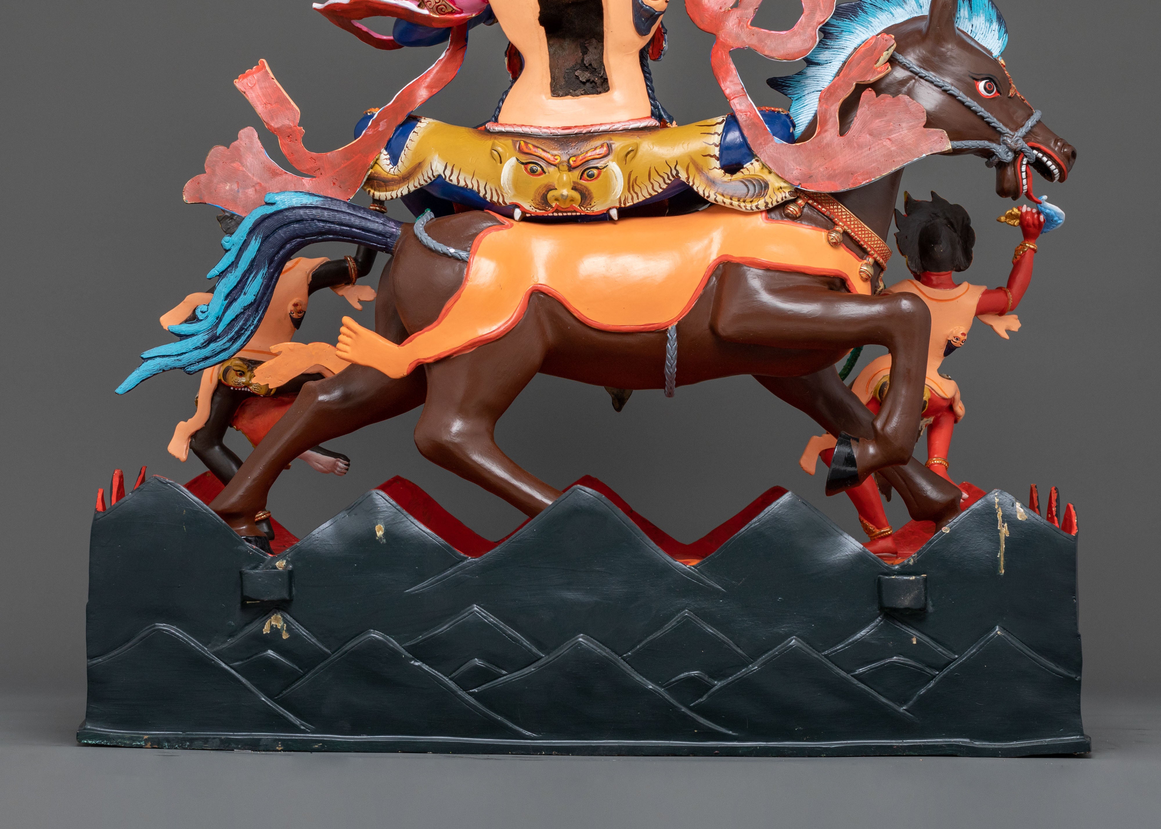Palden Lhamo Statue: Buddhist Protector of Wisdom & Courage