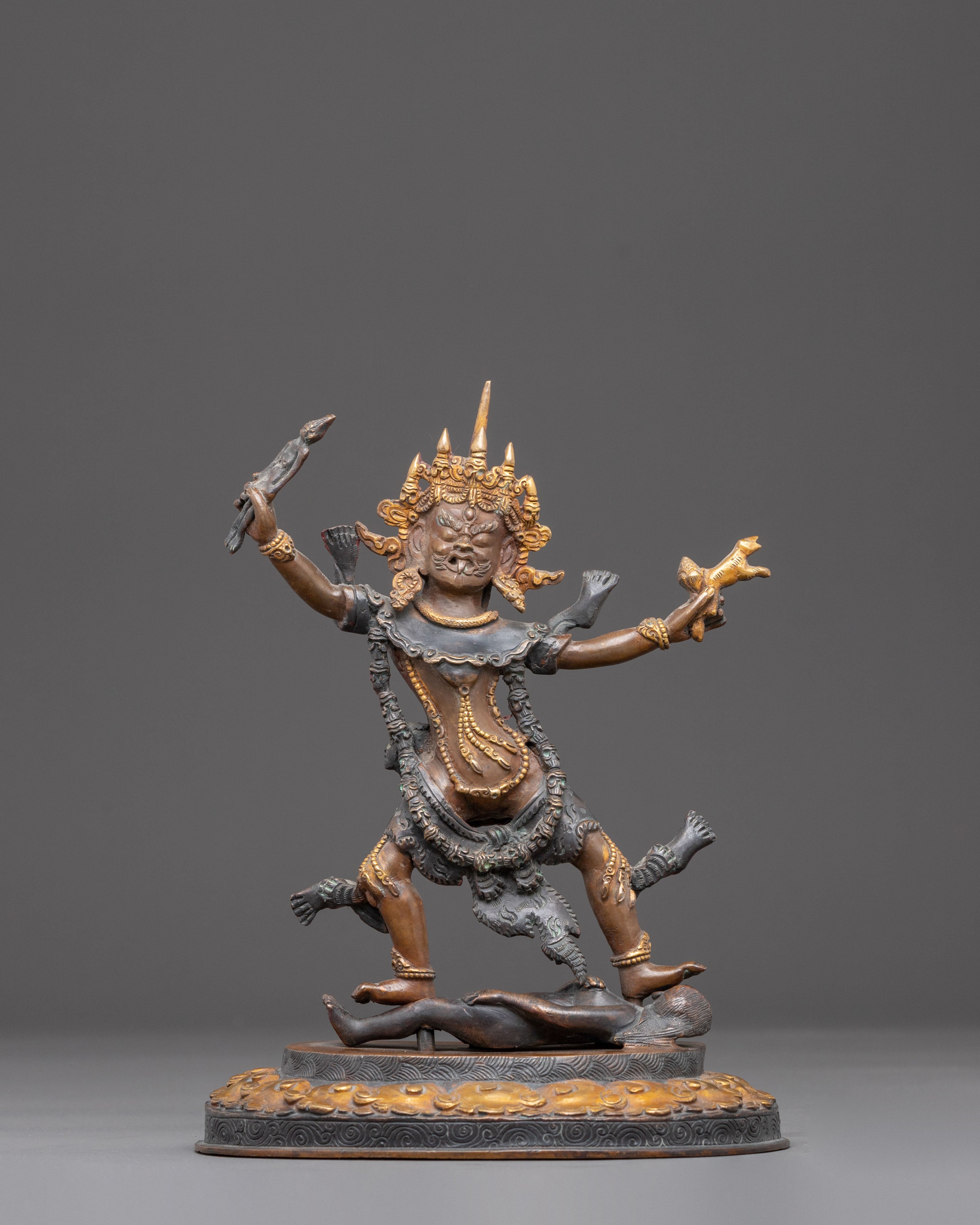 Handcrafted Ekajati Sculpture | Vajrayana Fierce Goddess