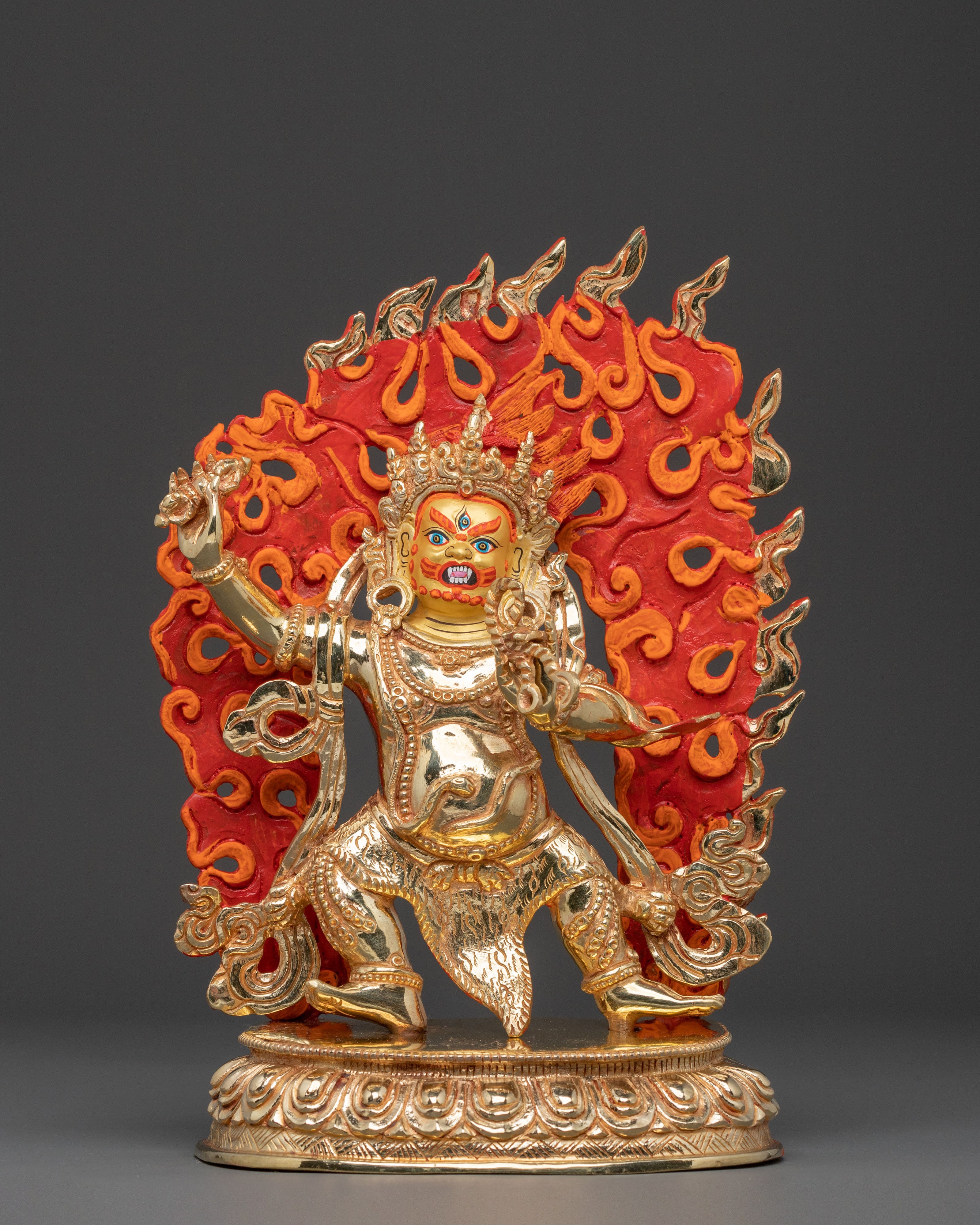  Vajrapani Golden Statue