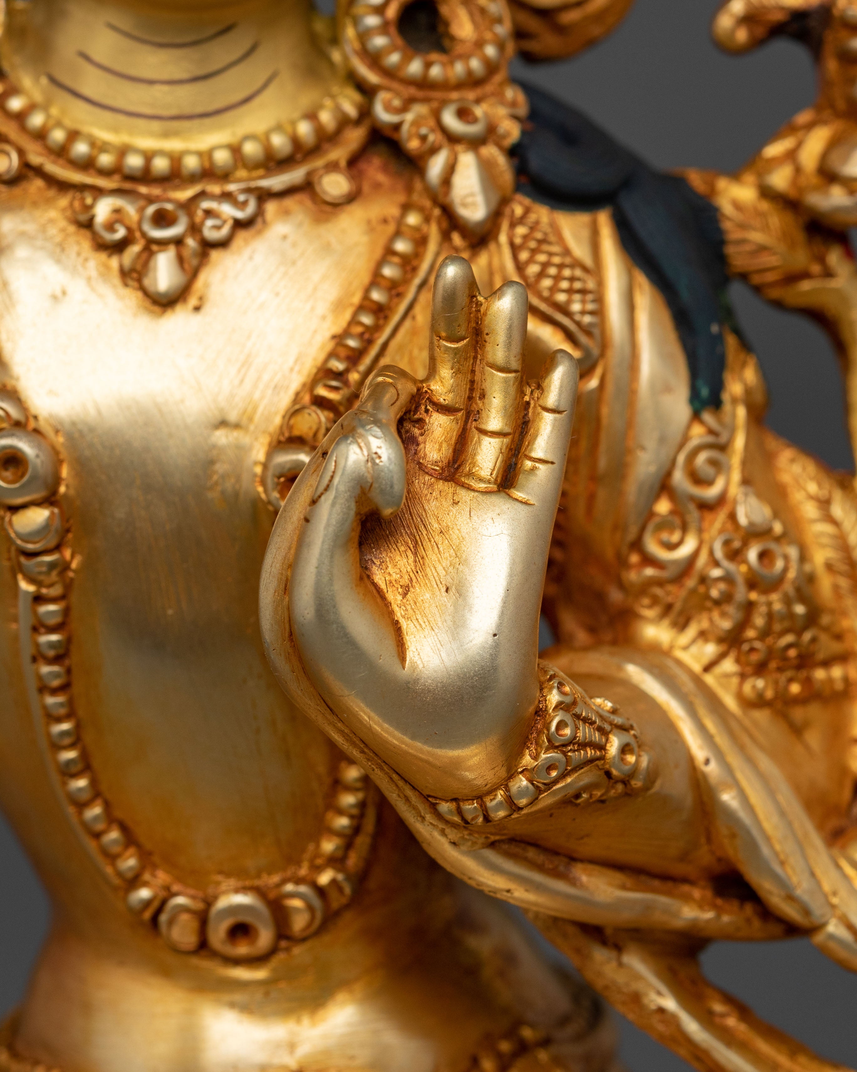 Handmade Manjushri Statue | Sacred Bodhisattva