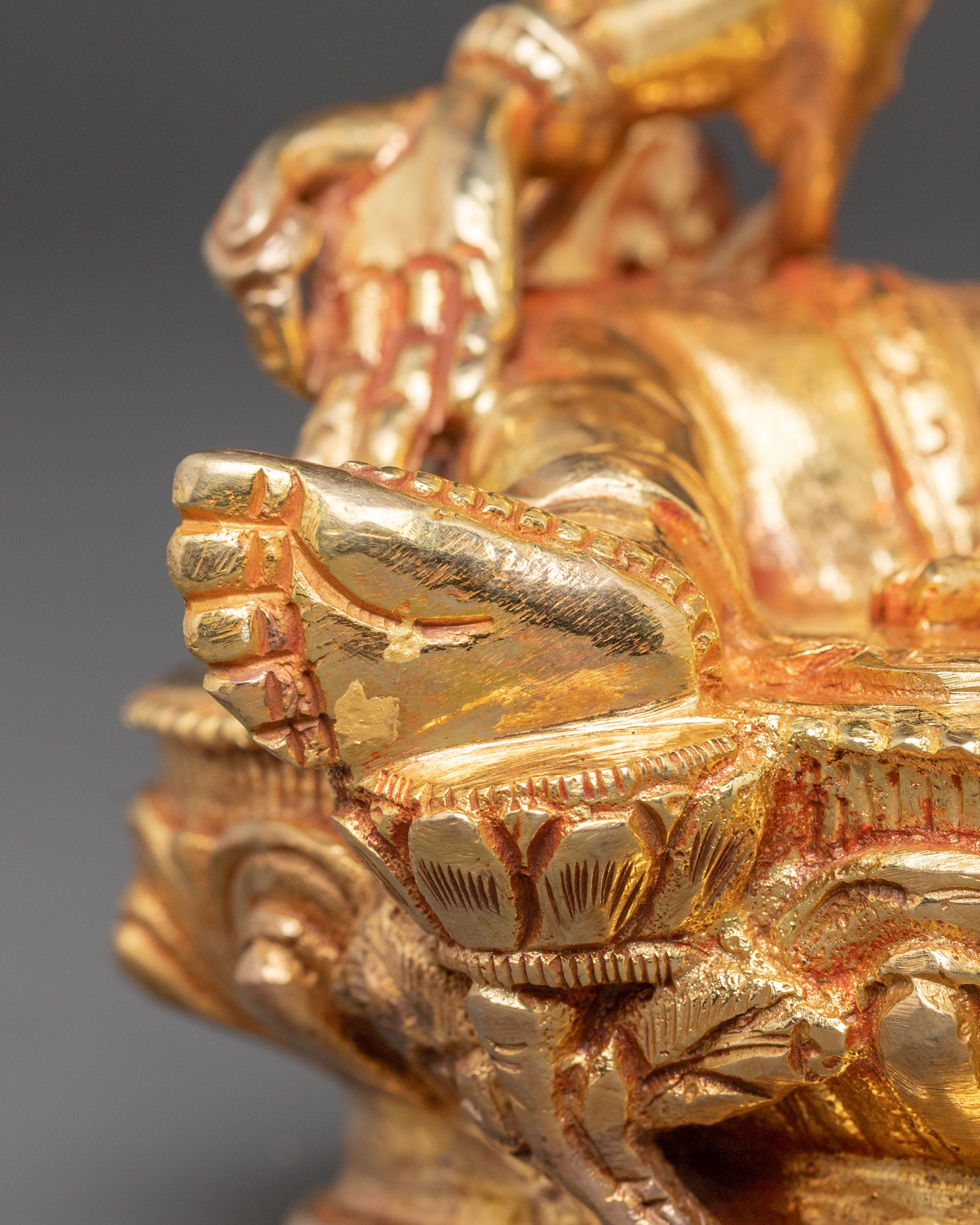 Mother Green Tara Golden Handcrafted Statue | Compassion Goddess