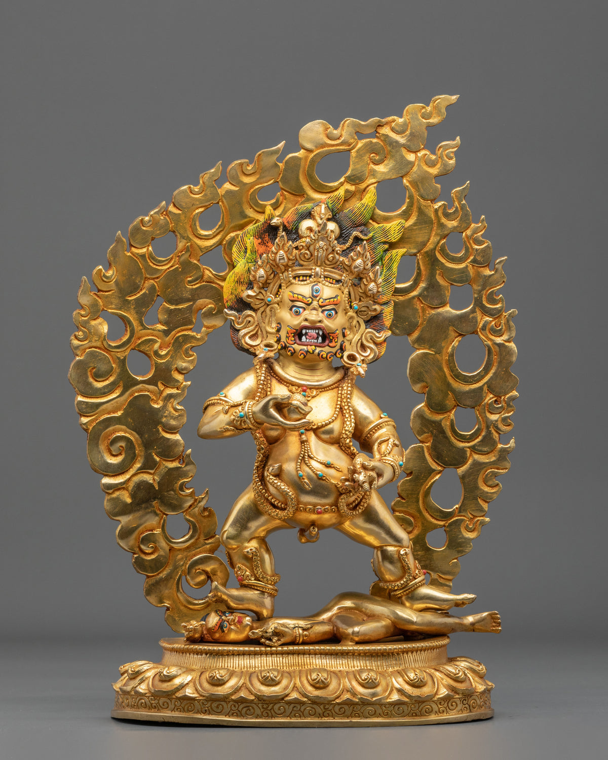 Black Dzambhala Statue 