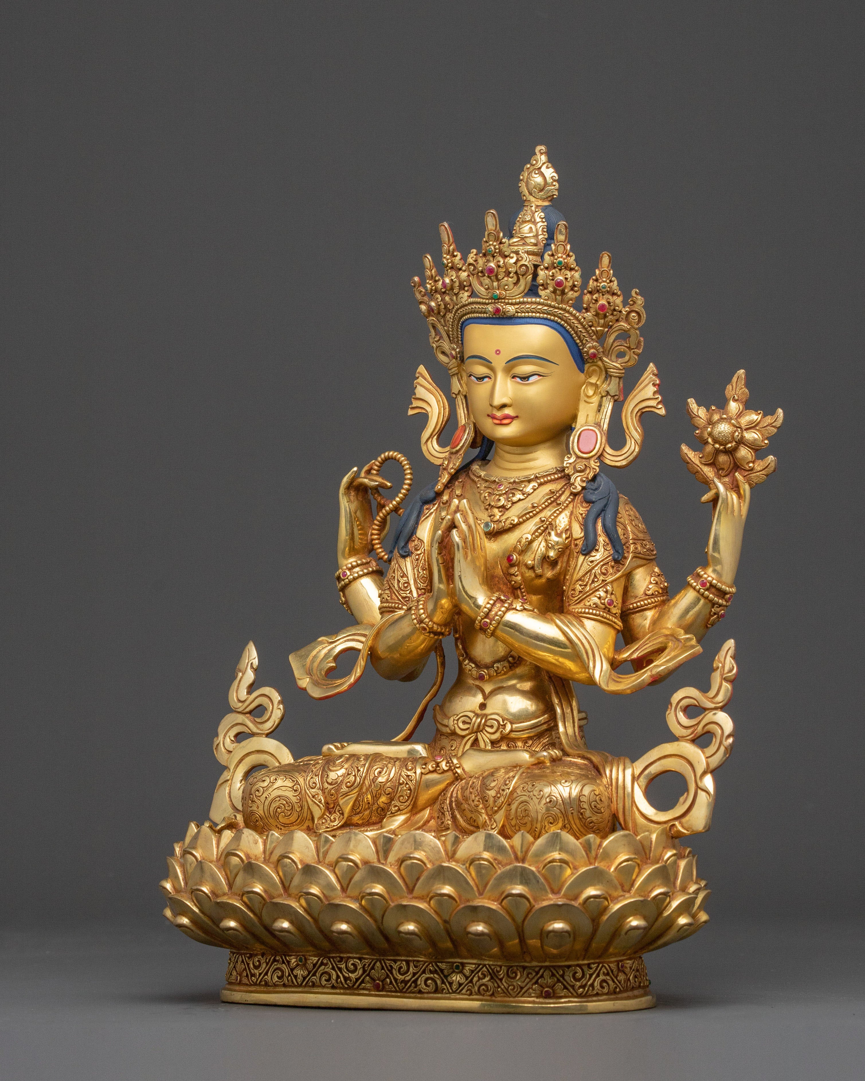 Radiant Avalokiteshvara Statue | Blessing Figure