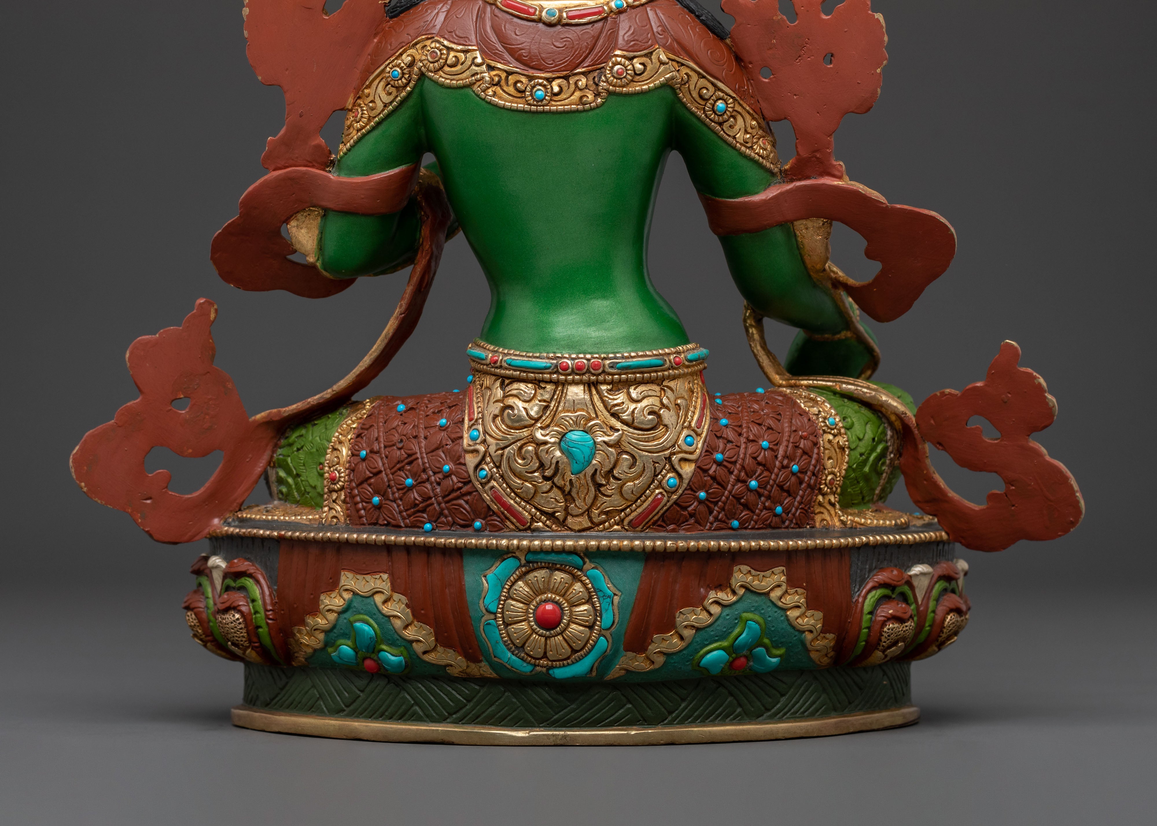 Green Tara Statue of Sacred Protection | Goddess of Compassion