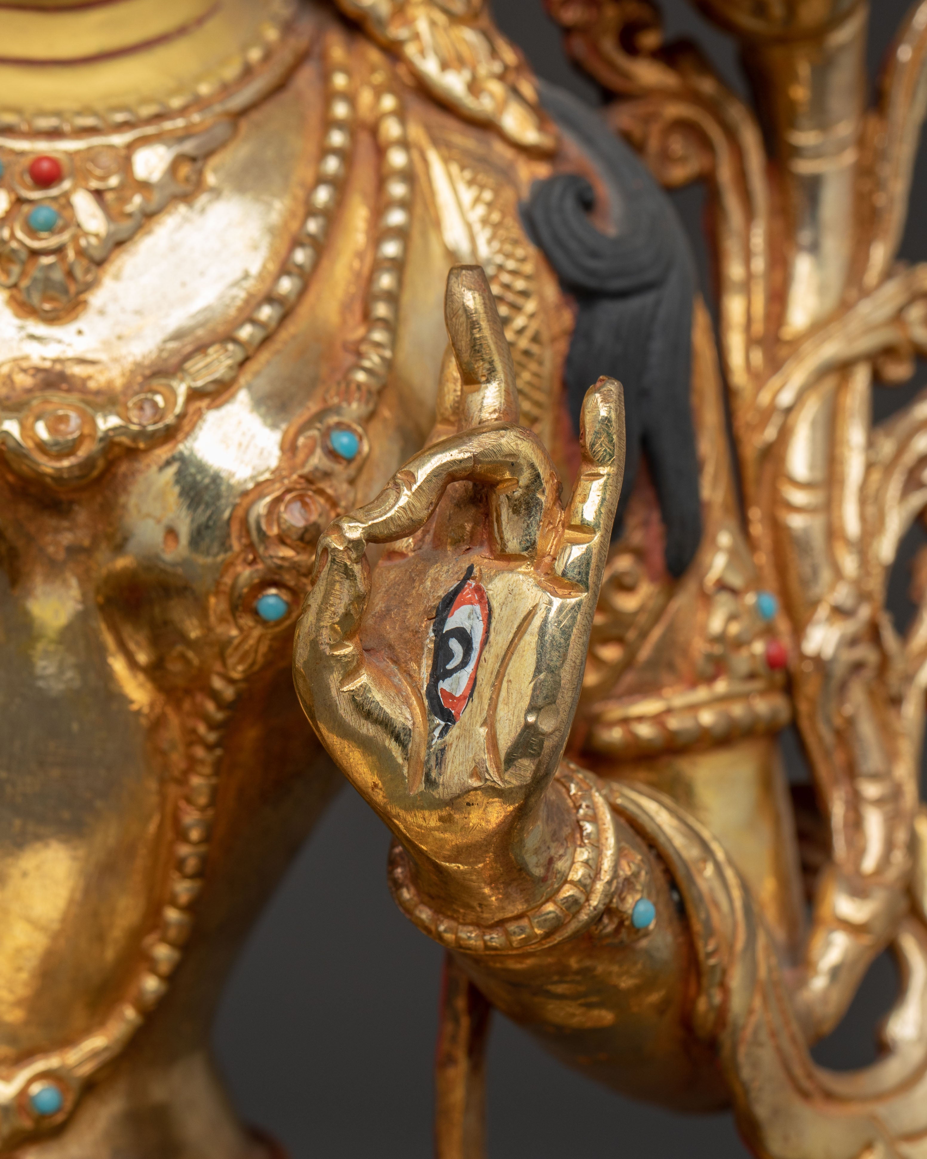 Sacred Feminine Goddess White Tara Statue | Healing Deity of Long Life