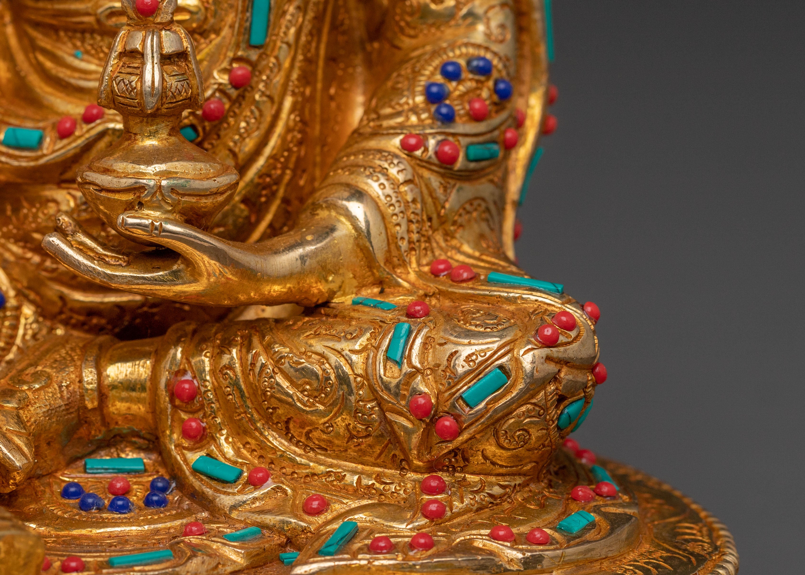 Handcrafted Guru Rinpoche Statue | Sacred Teacher
