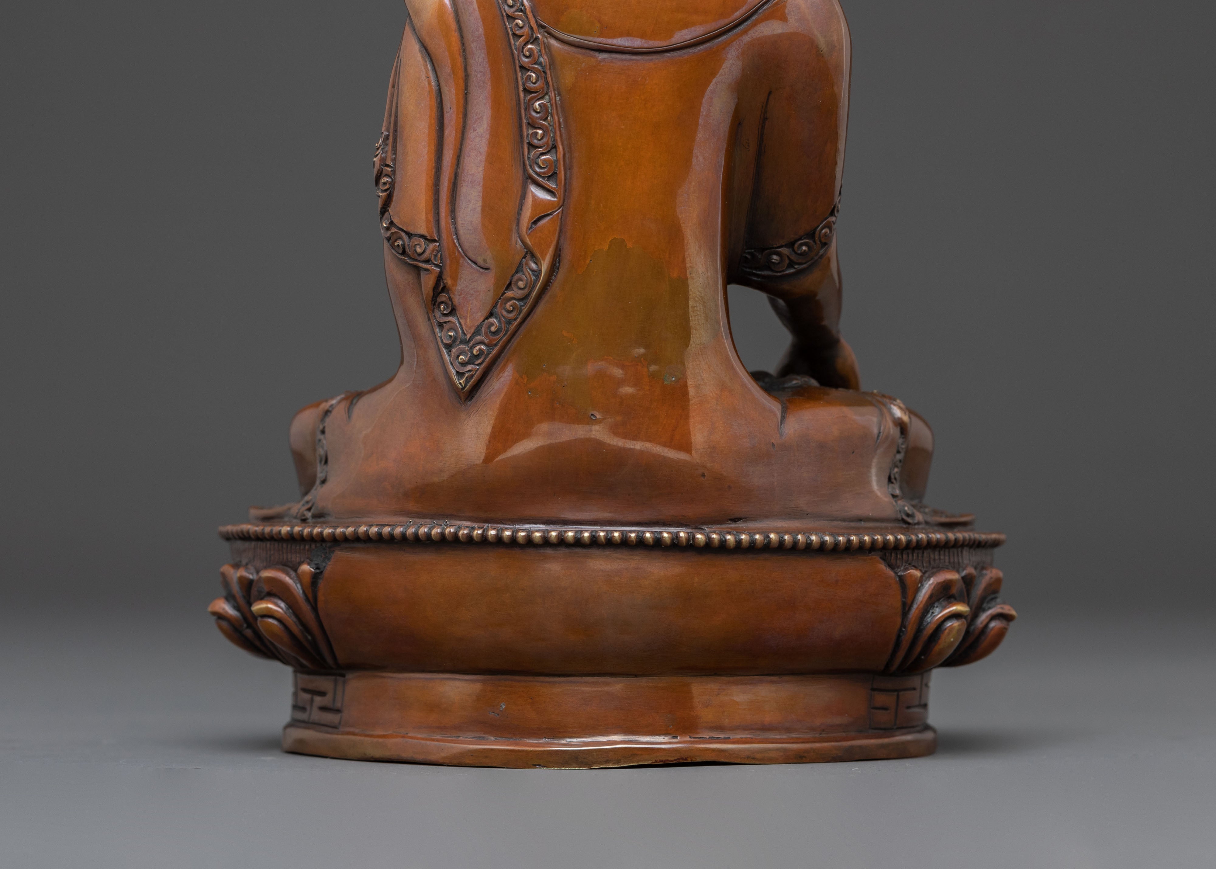 Crown Shakyamuni Buddha Statue | Meditational Decor