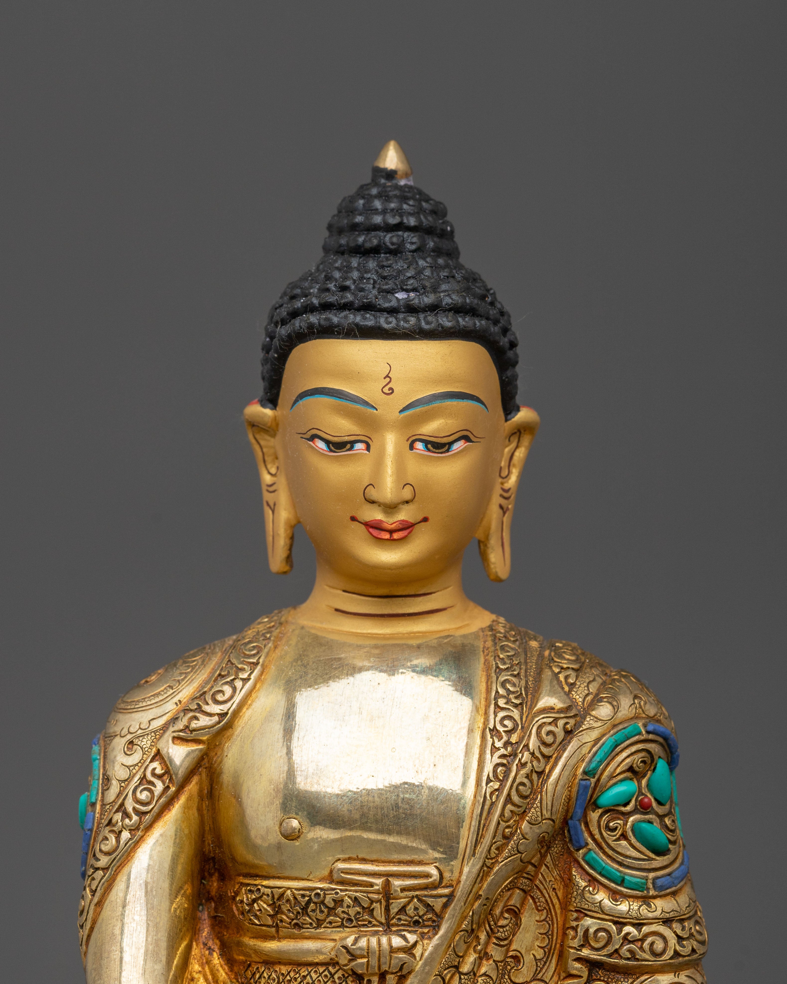 Handcrafted Shakyamuni Buddha Statue for Altar: Symbol of Enlightenment