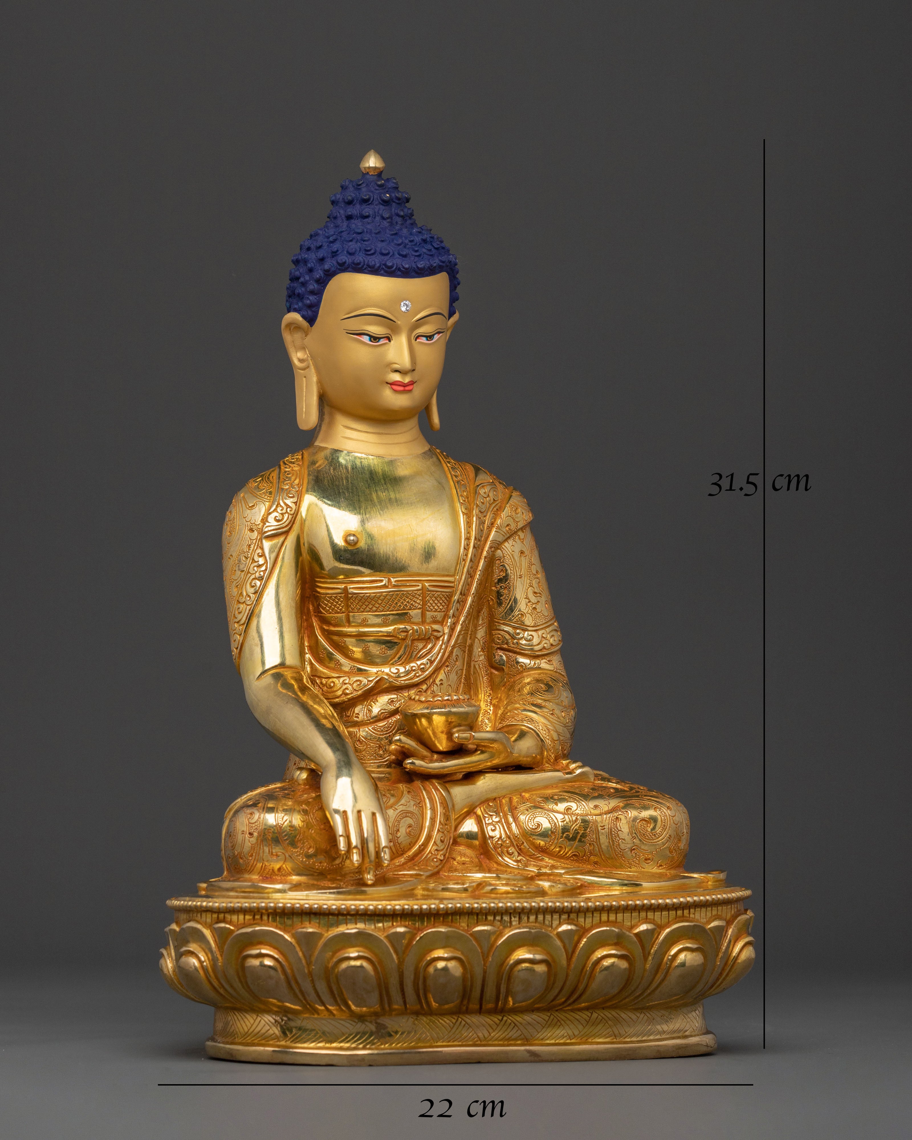 Shakyamuni Buddha: Golden Enlightenment Statue