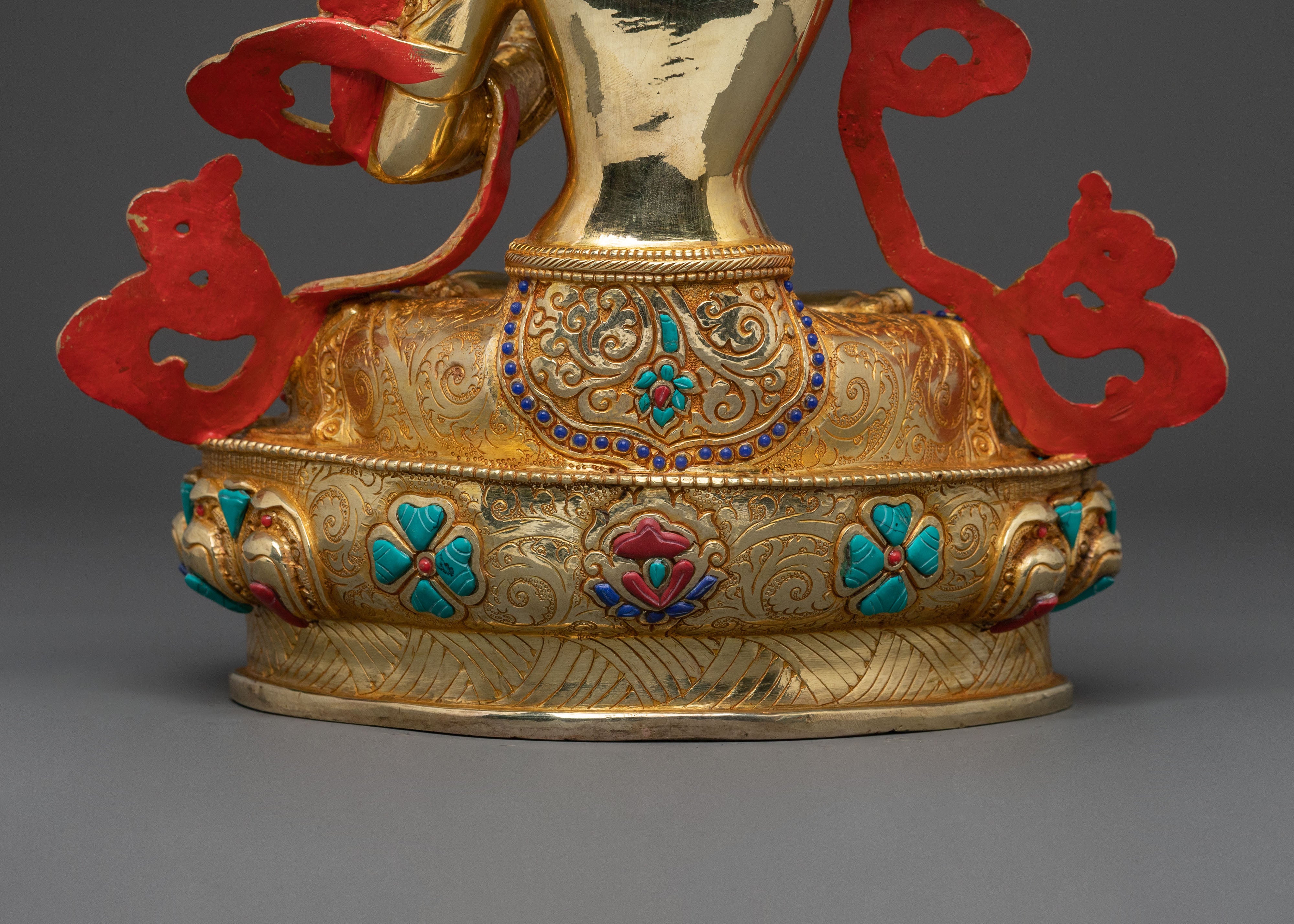 Manjushri Sculpture: Wisdom Bodhisattva