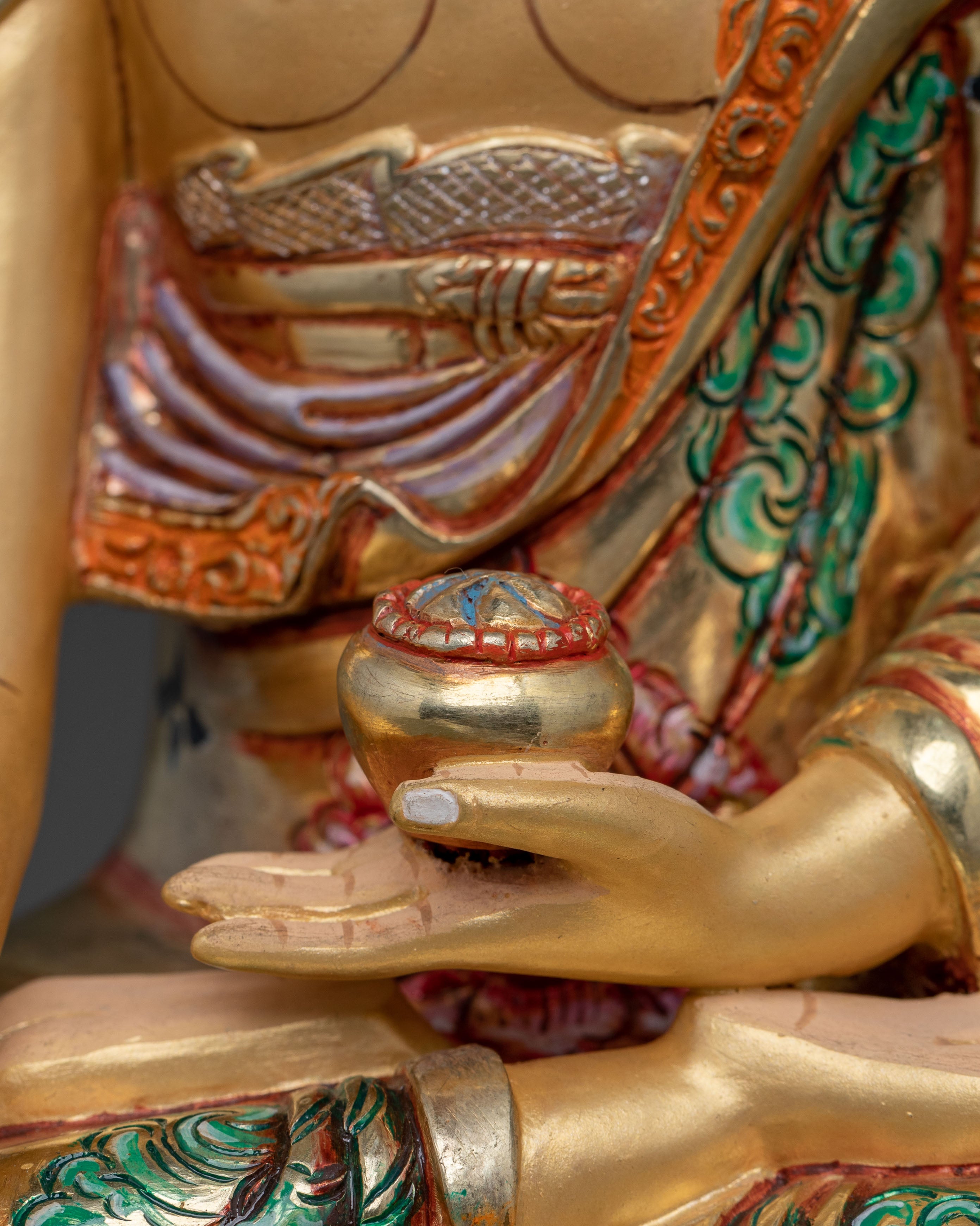 Three Buddhas Sacred Set | Tibetan Buddhist Altar Decor
