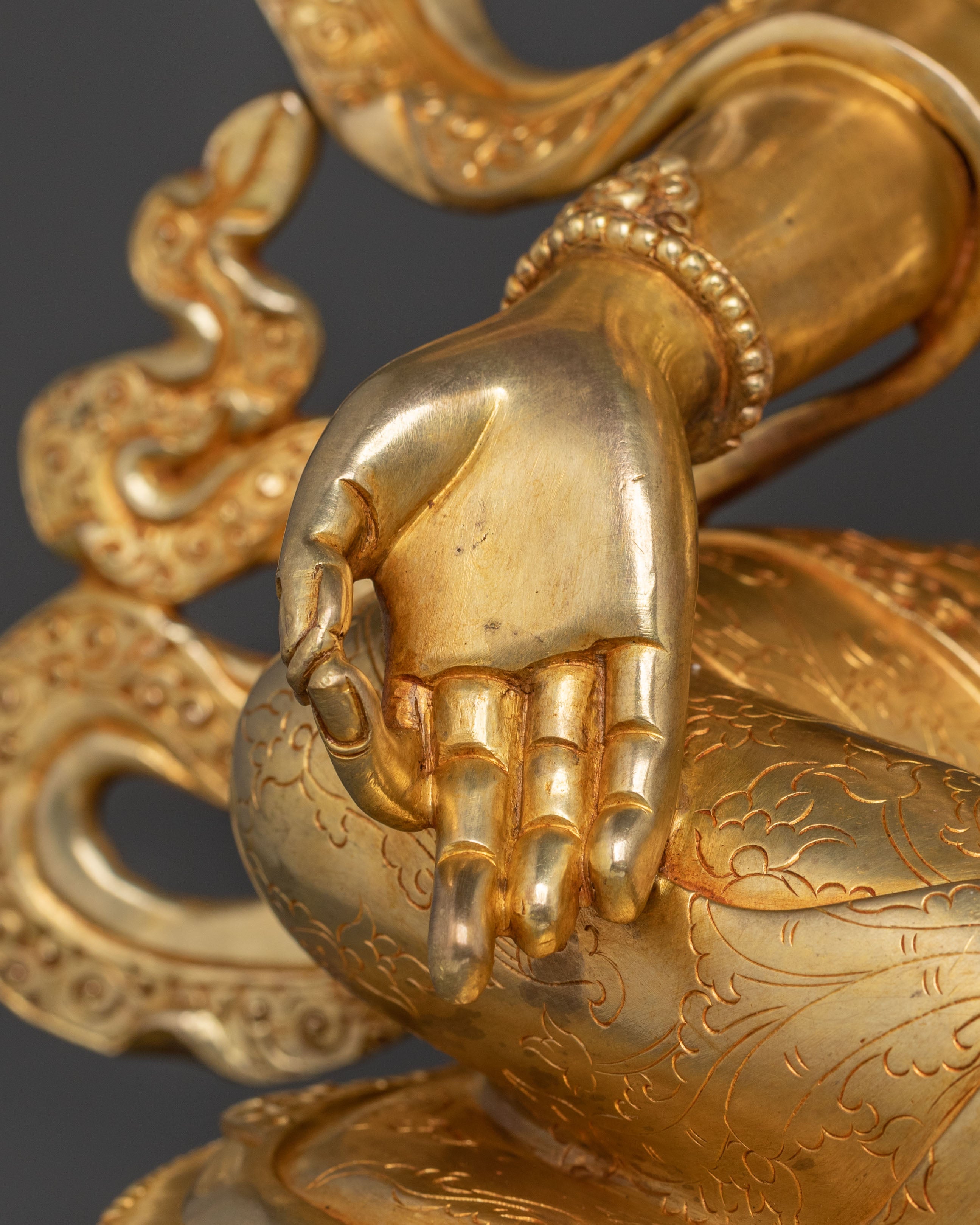 Green Tara Healing Goddess Statue | Handcrafted in Nepal