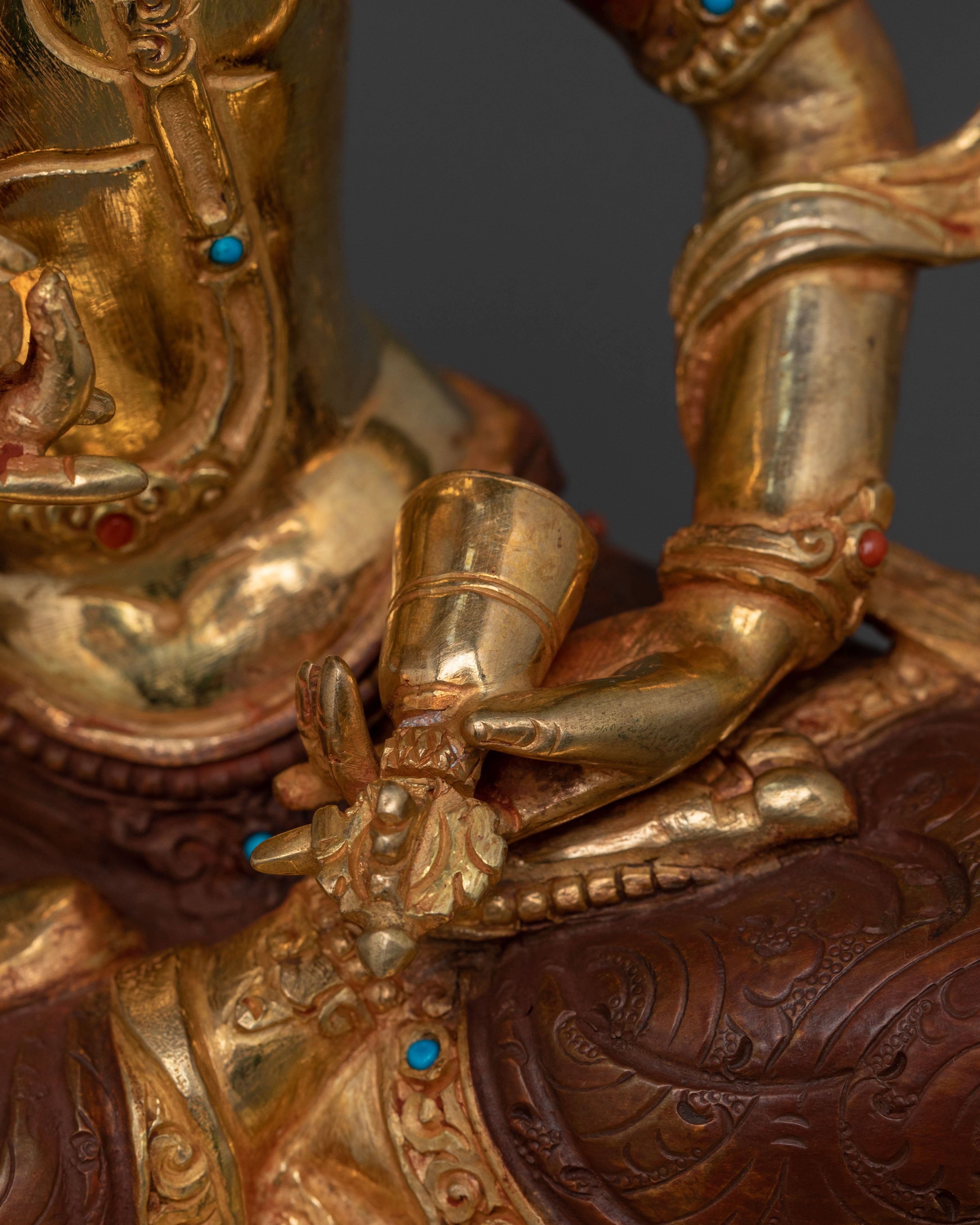 Vajrasattva Golden Statue with Copper Body