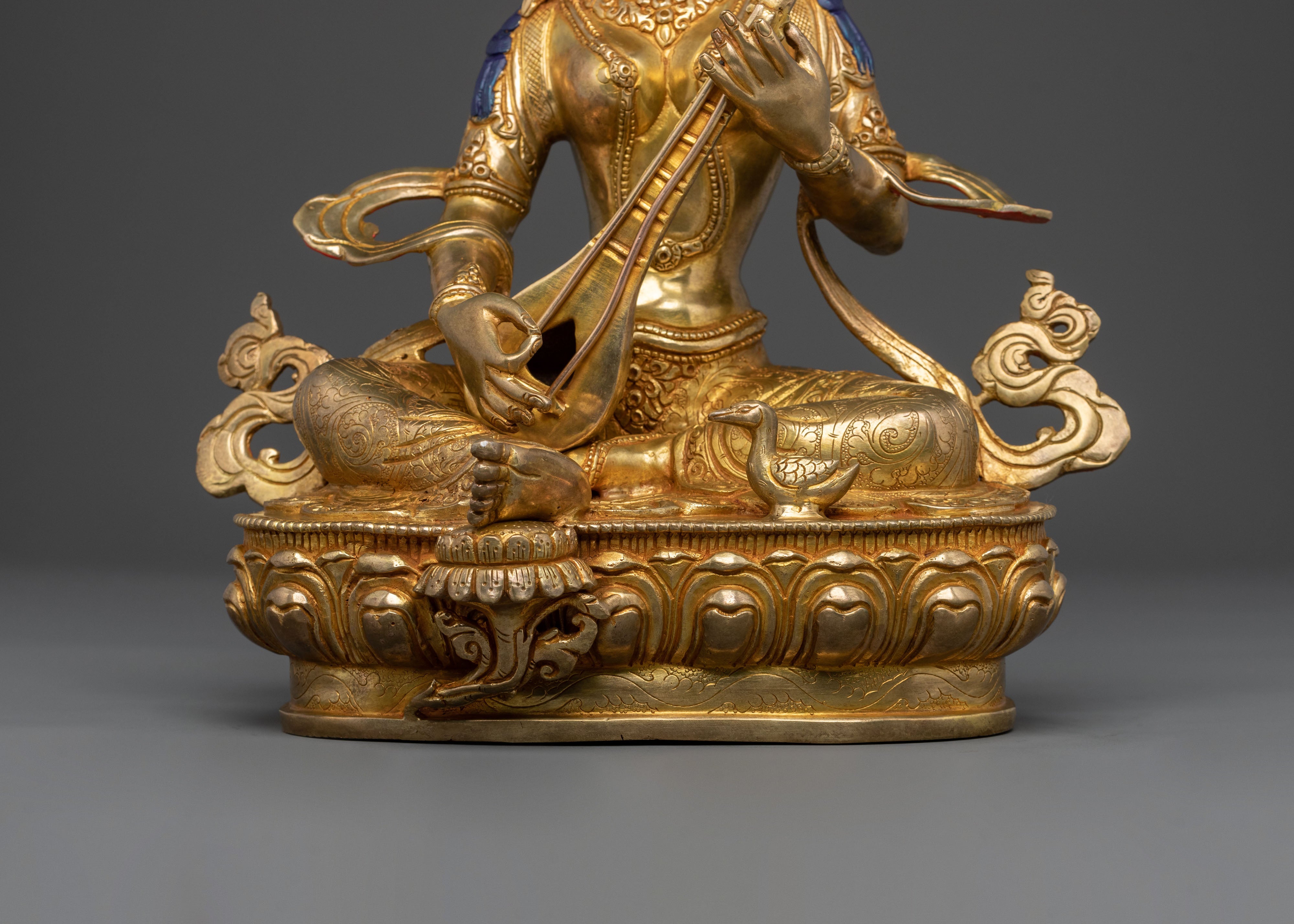 Goddess Saraswati Handcrafted Statue | Goddess of Wisdom