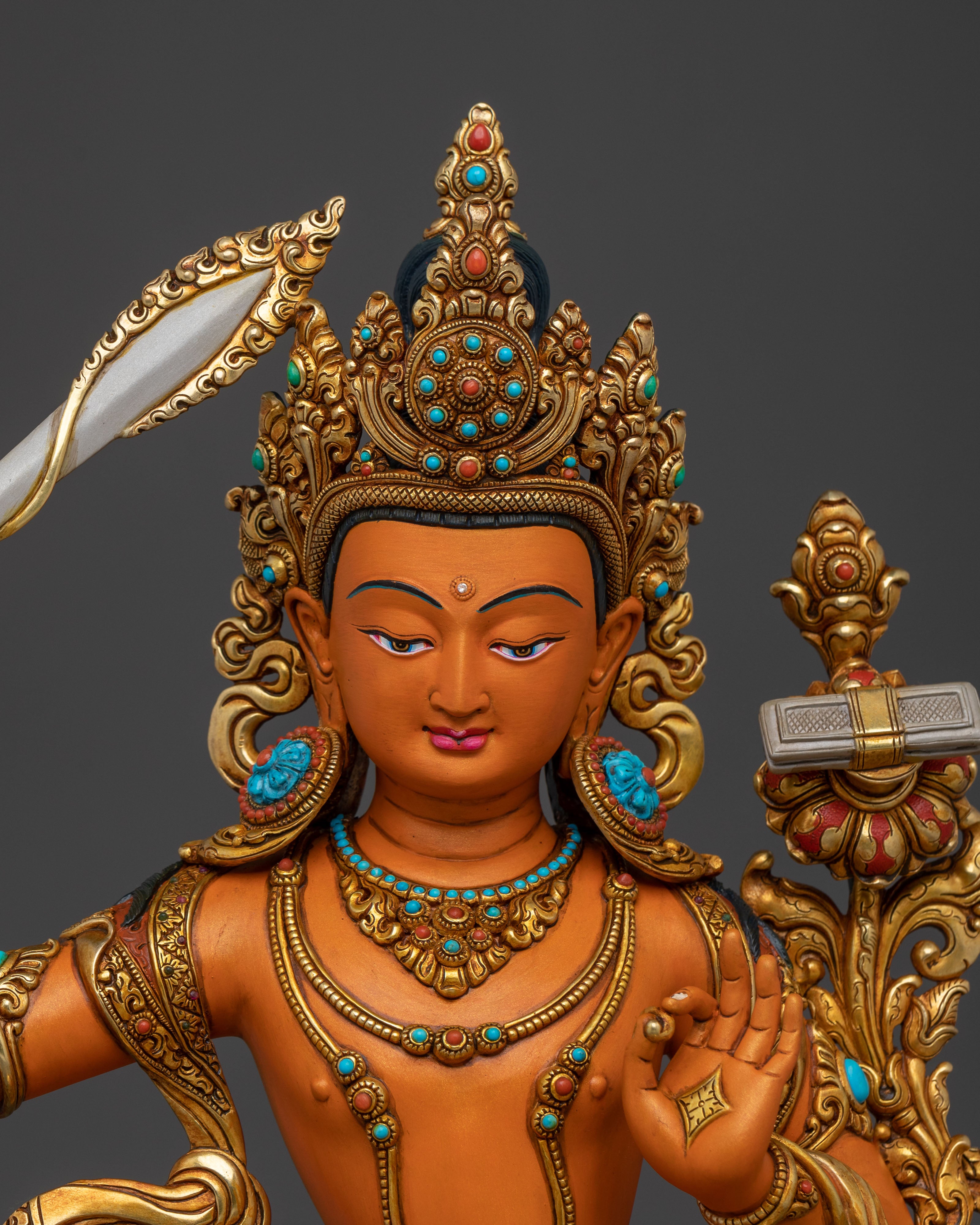 Spiritual Manjushri Divine Statue | Home Decor