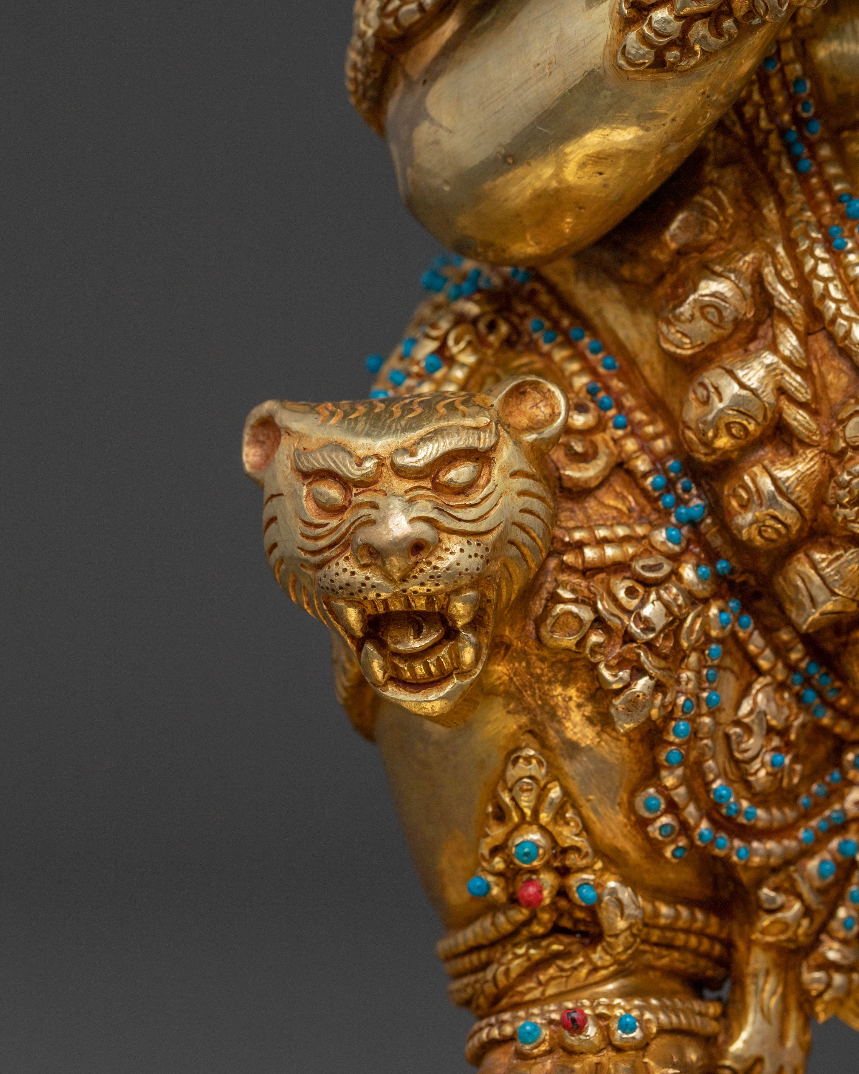Shakya Mahakala Traditional Figurine | Tibetan Dharma Protector Deity