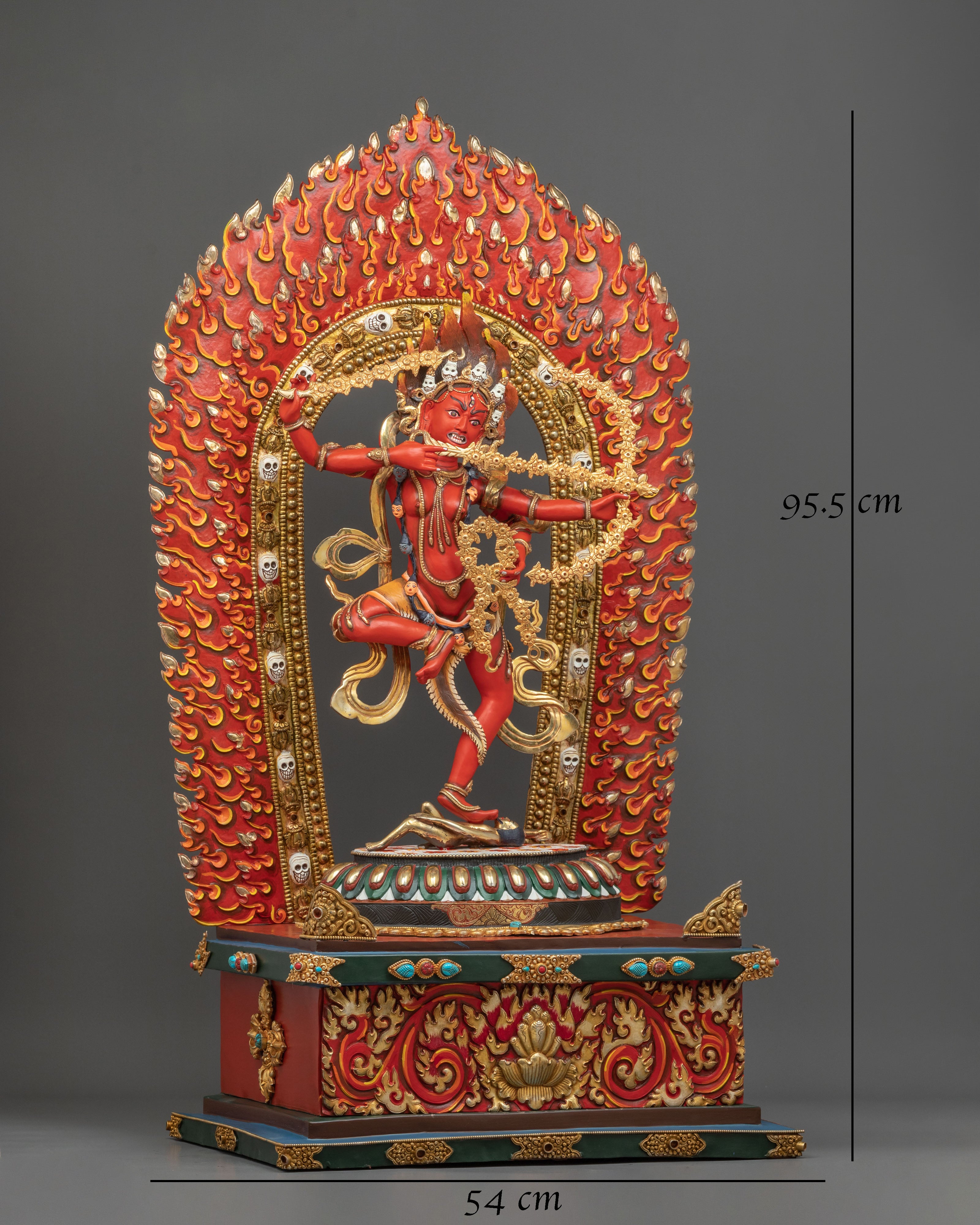 Kurukulla "Red Tara" Sculpture of Protection | Home Decor