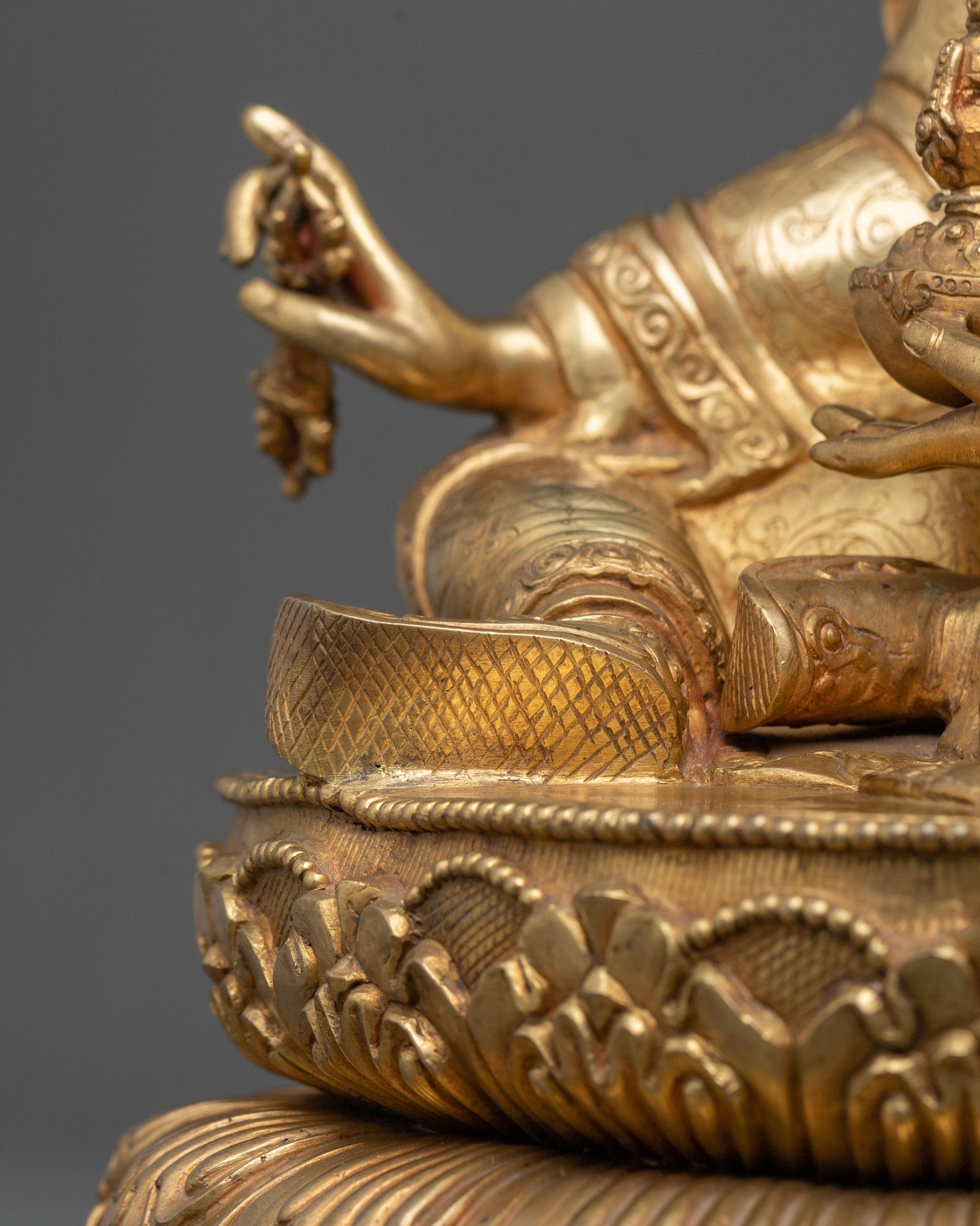 Guru Rinpoche Sculpture | Lotus-Born Master