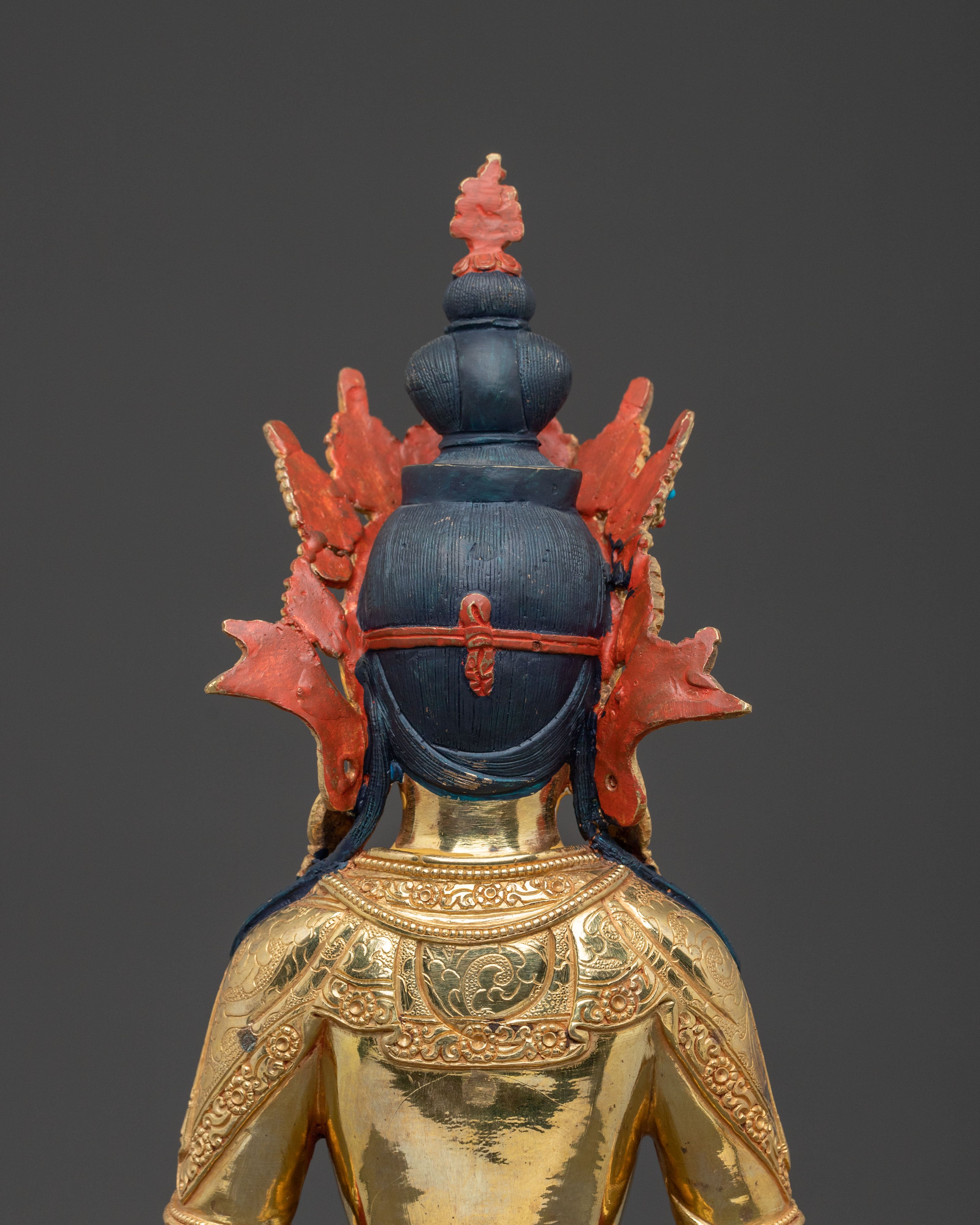 Handcrafted Amitayus Buddha Statue | Longevity Figure