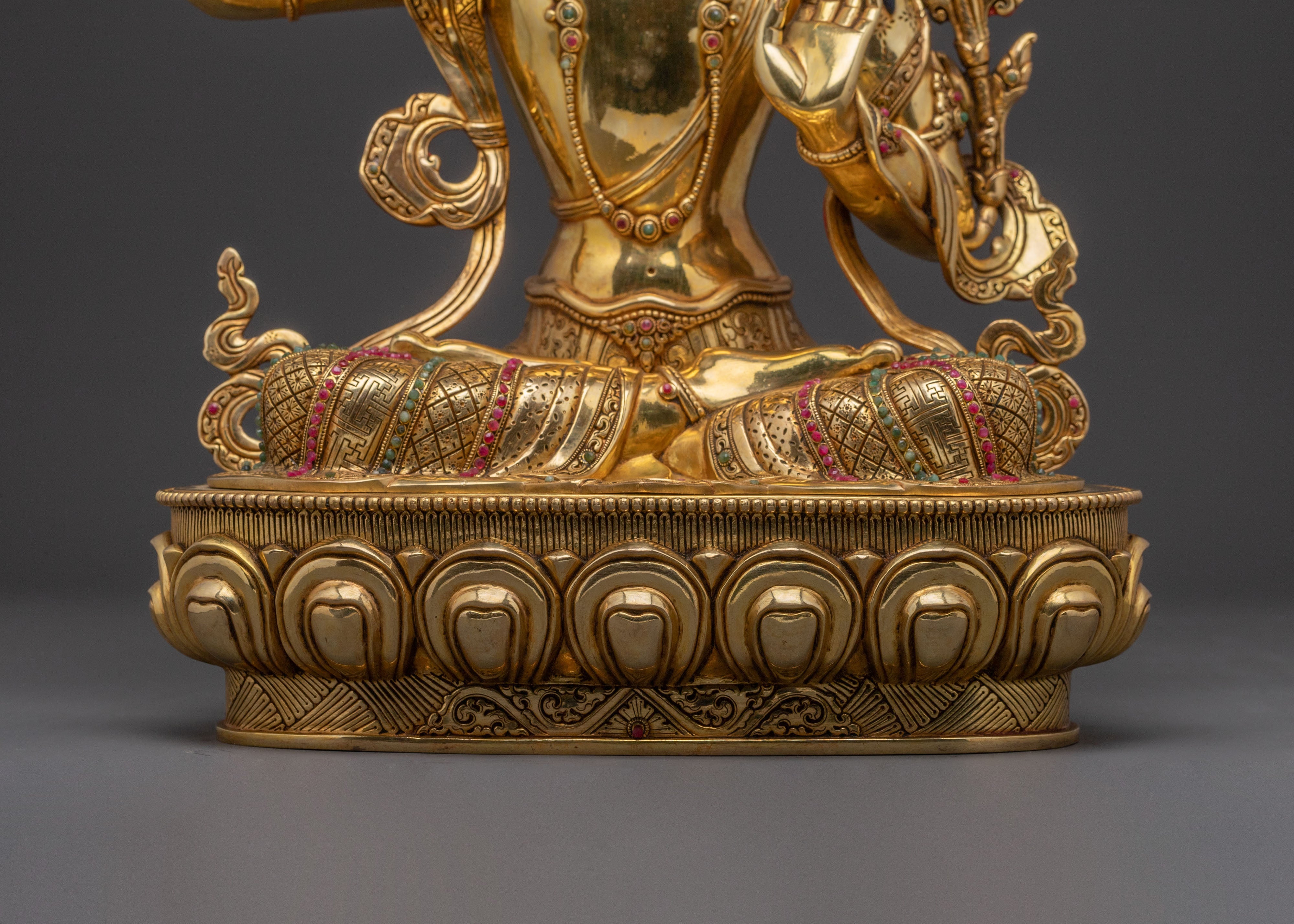 Manjushri Traditional Statue: The Supreme Wisdom Bodhisattva