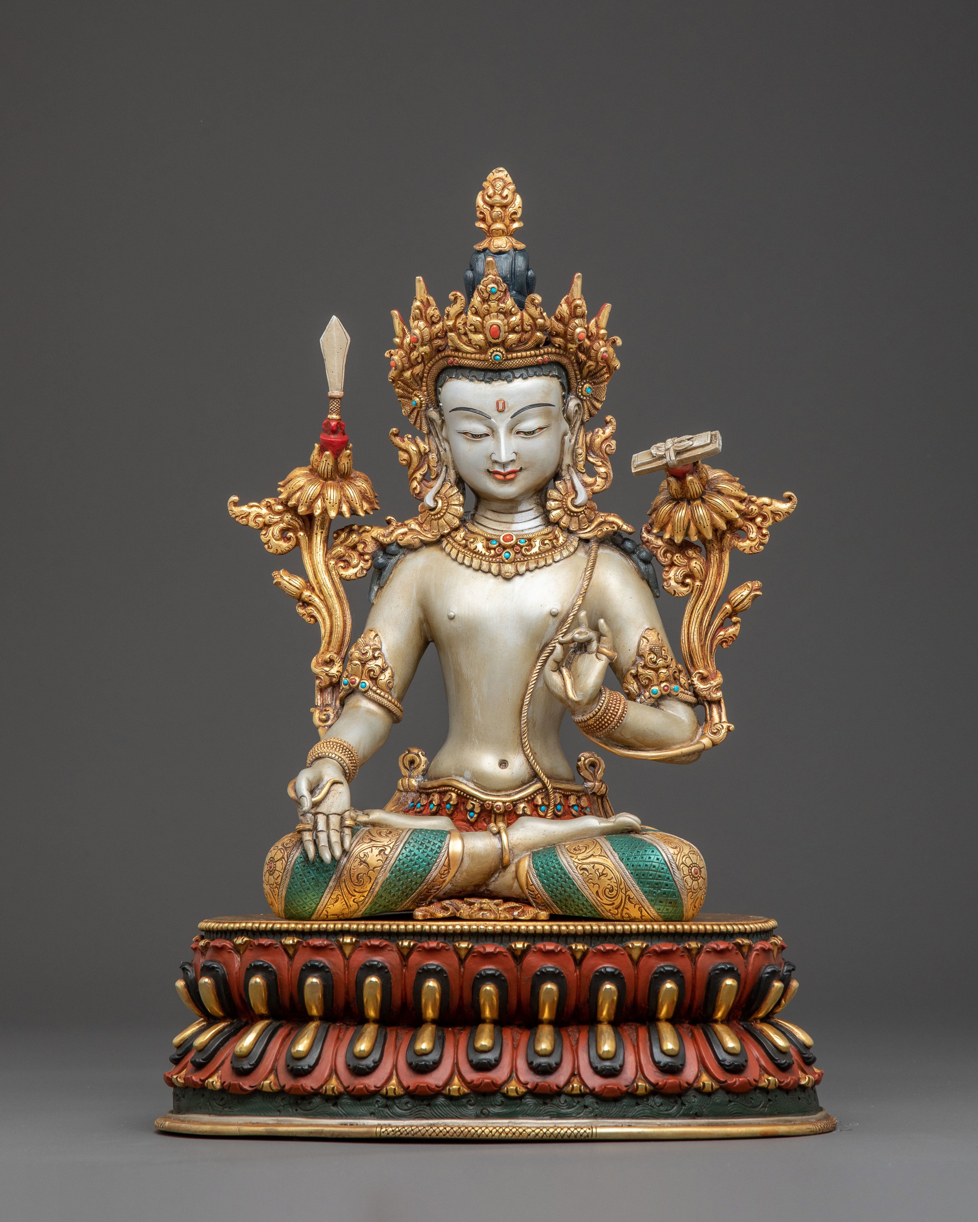 Statue Set of Manjushri Five Forms | Spiritual Decor