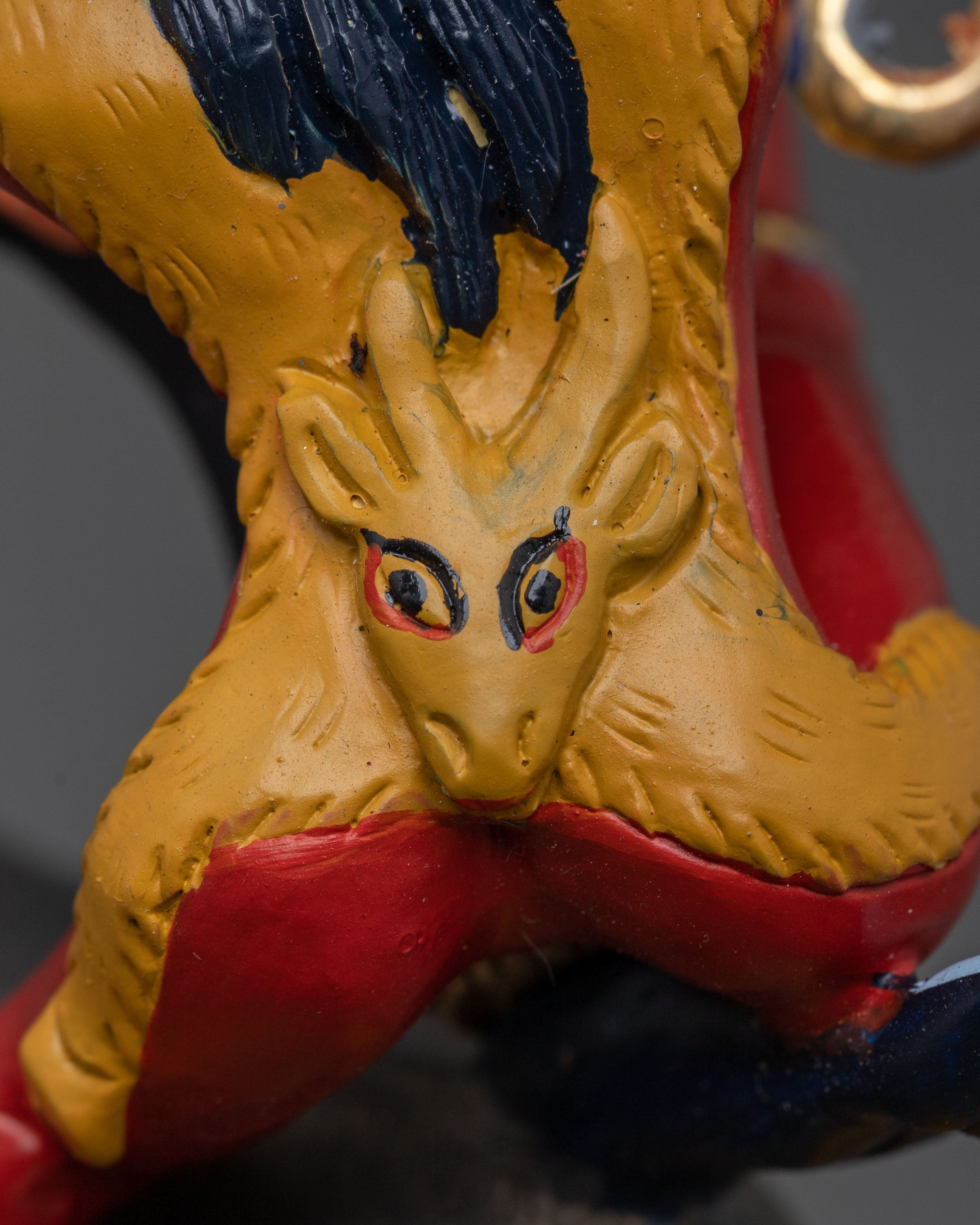 Yama Dharmaraja Wrathful Deity Statue for Altar & Meditation