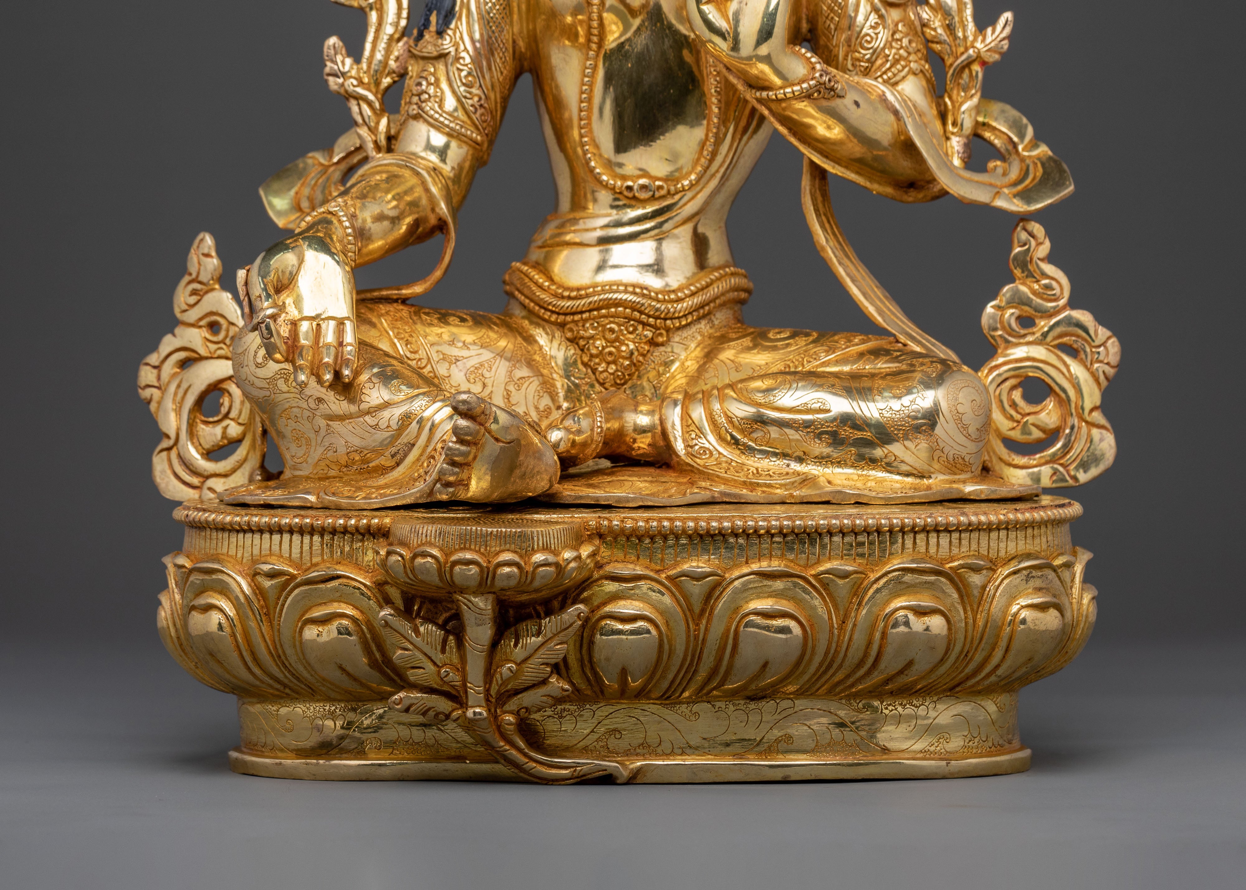 Buddhist Goddess Green Tara Spiritual Statue | Meditation and Protection Shrine