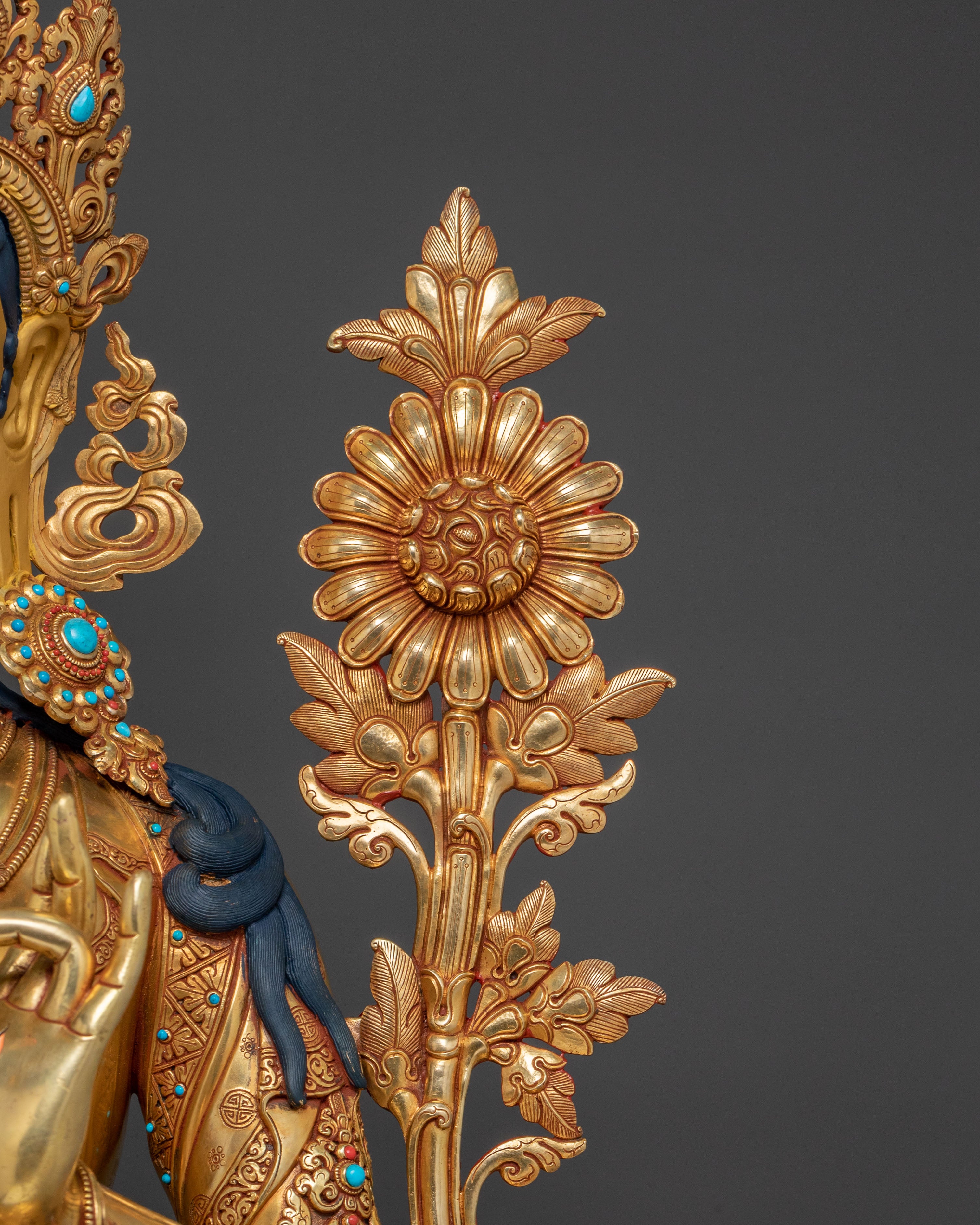 White Tara Figurine: Divine Goddess of Longevity
