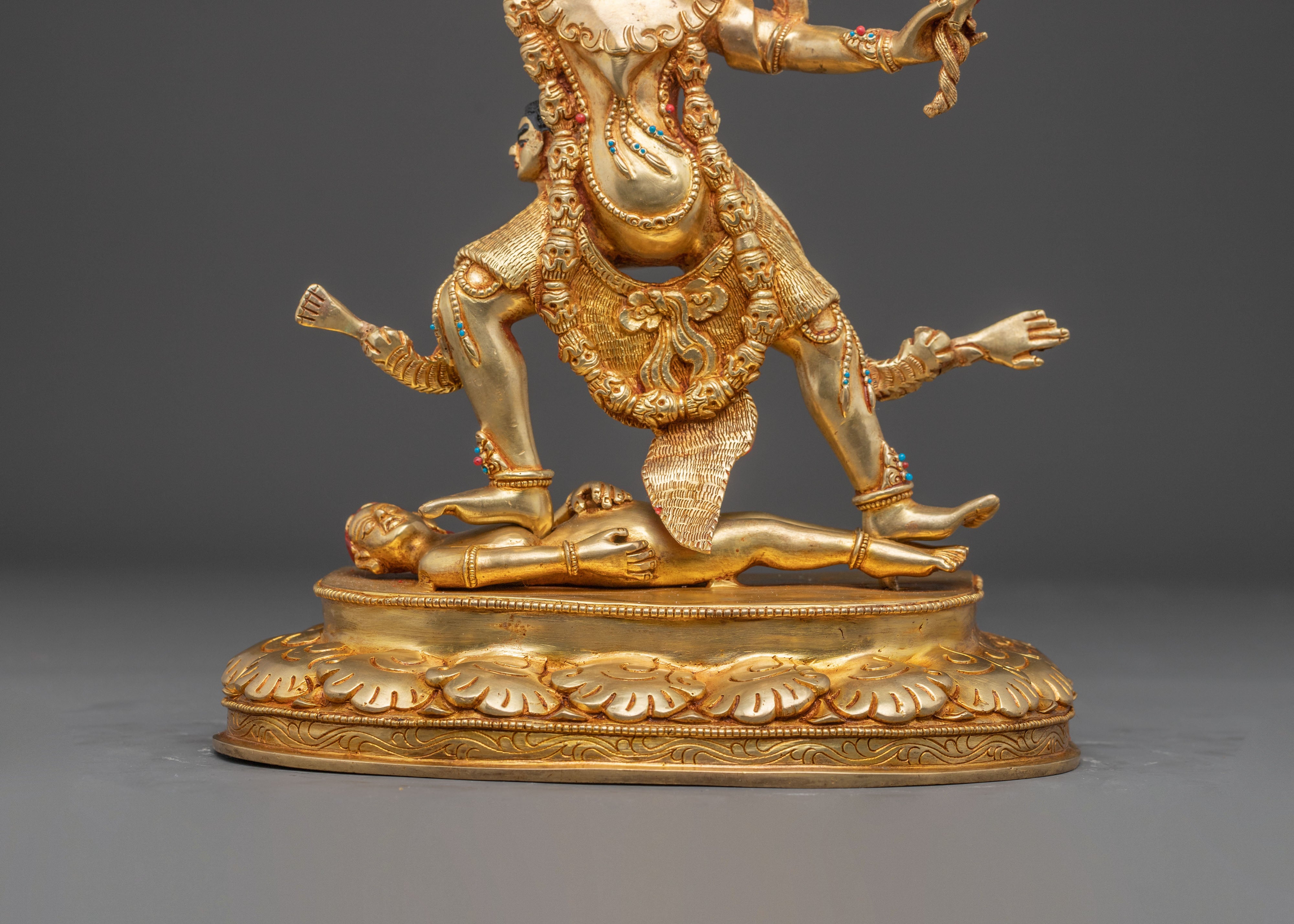 Copper Ekajati Statue: Guardian of the Dharma