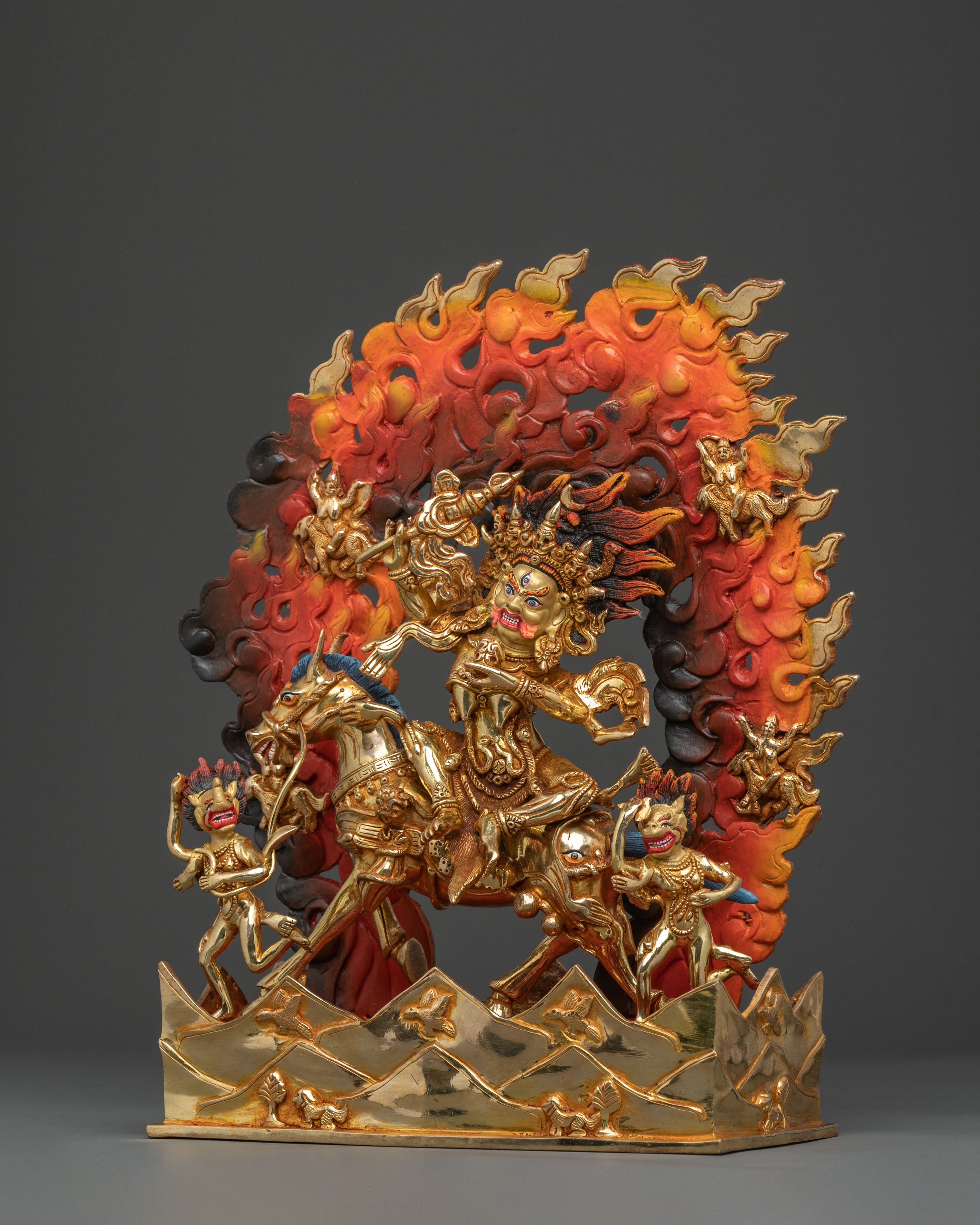 Palden Lhamo Sacred Sculpture | | Fierce Protector Goddess of Tibetan Buddhism