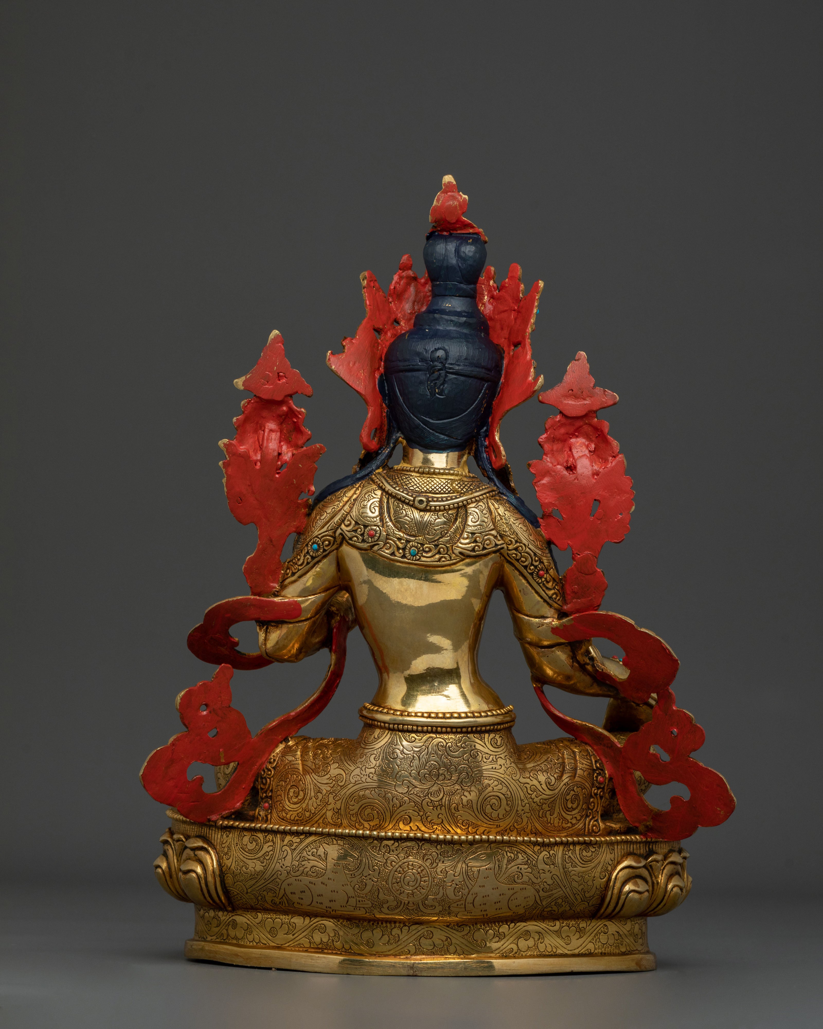 Sacred Traditional Green Tara Statue | Buddhist Goddess
