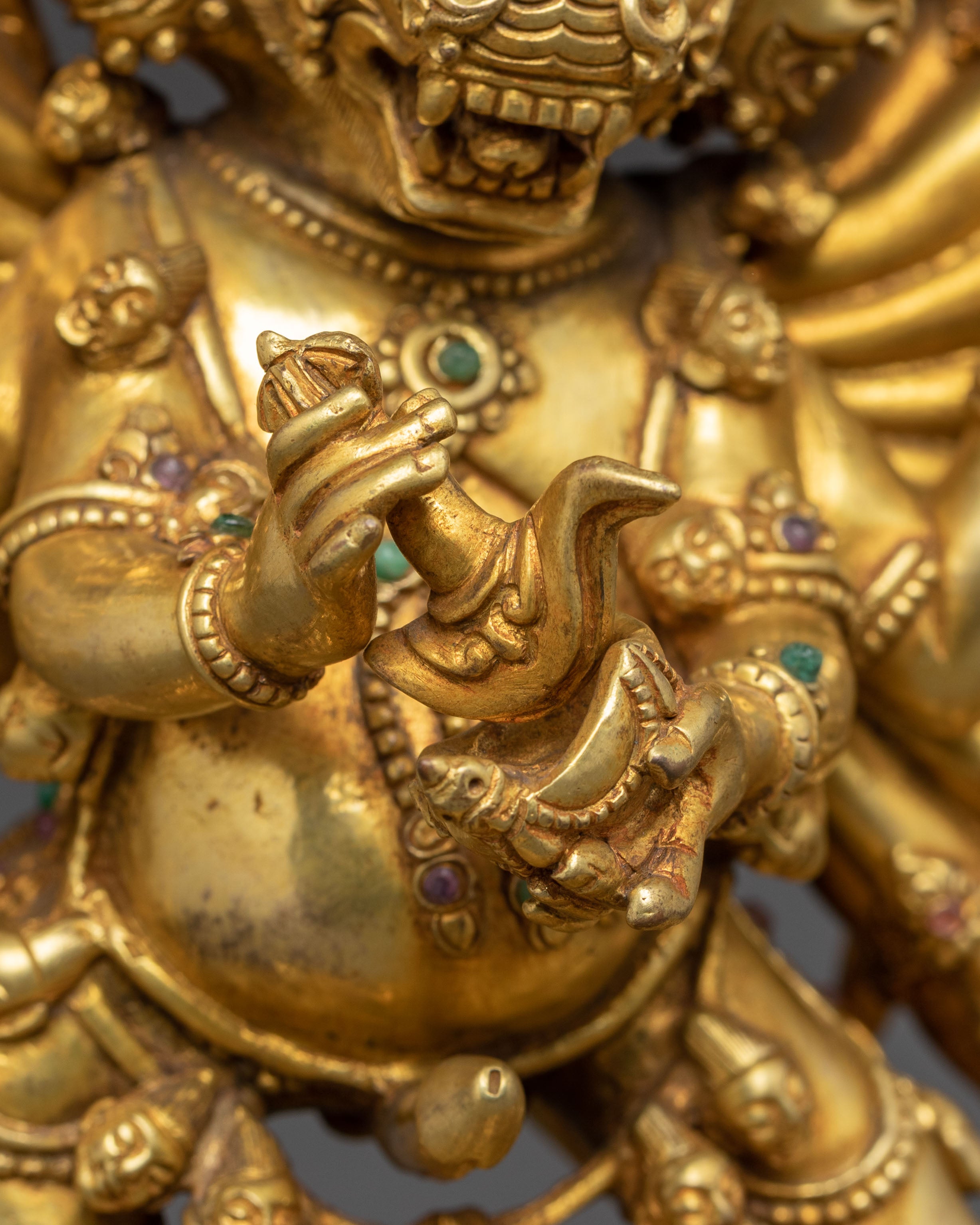 Handcrafted Protection Statue of Yamantaka | Fierce Protector