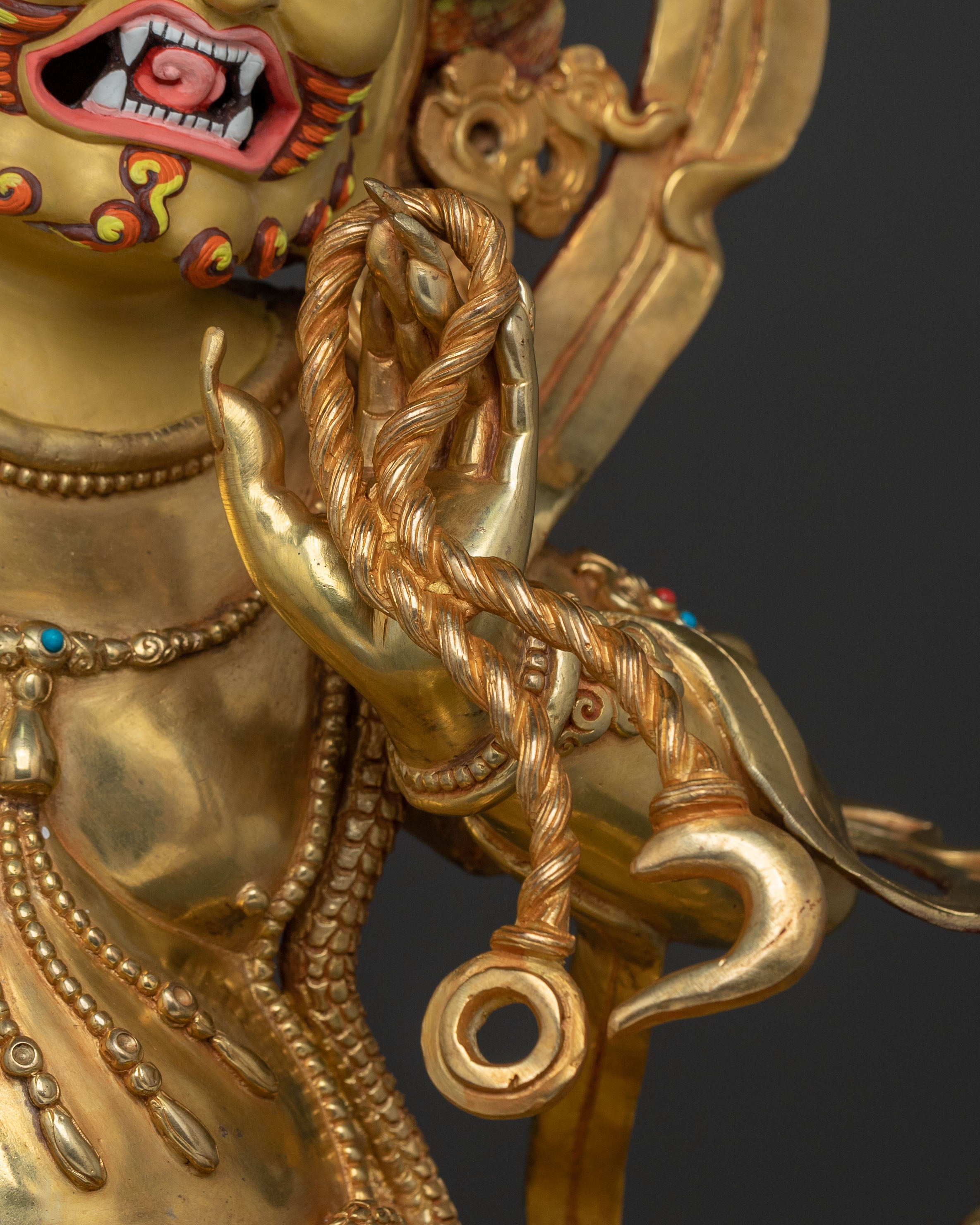 Protector Vajrapani Sculpture | Handcrafted Spiritual Art