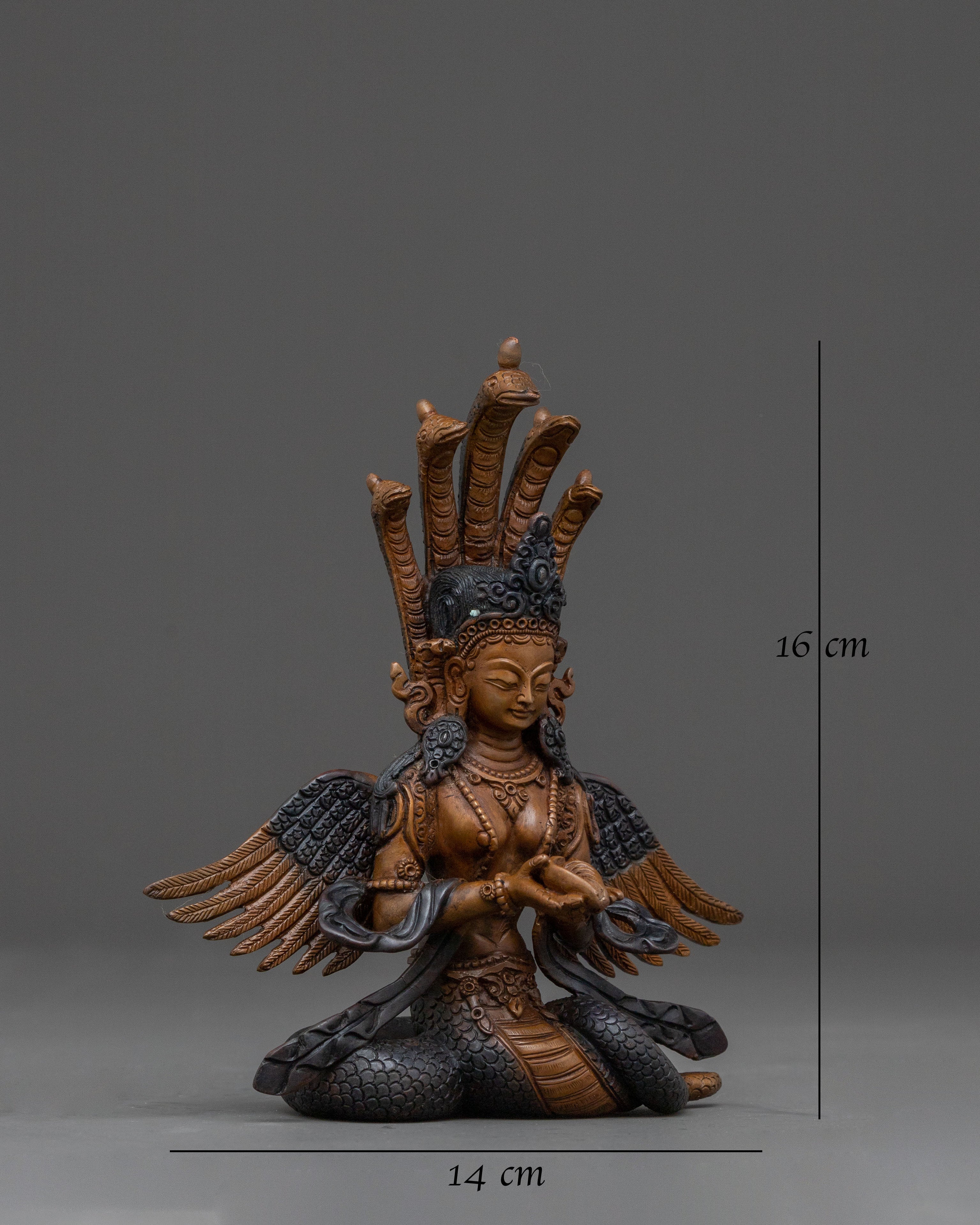 Naag Kanya Tibetan Statue – Oxidized Copper Craft
