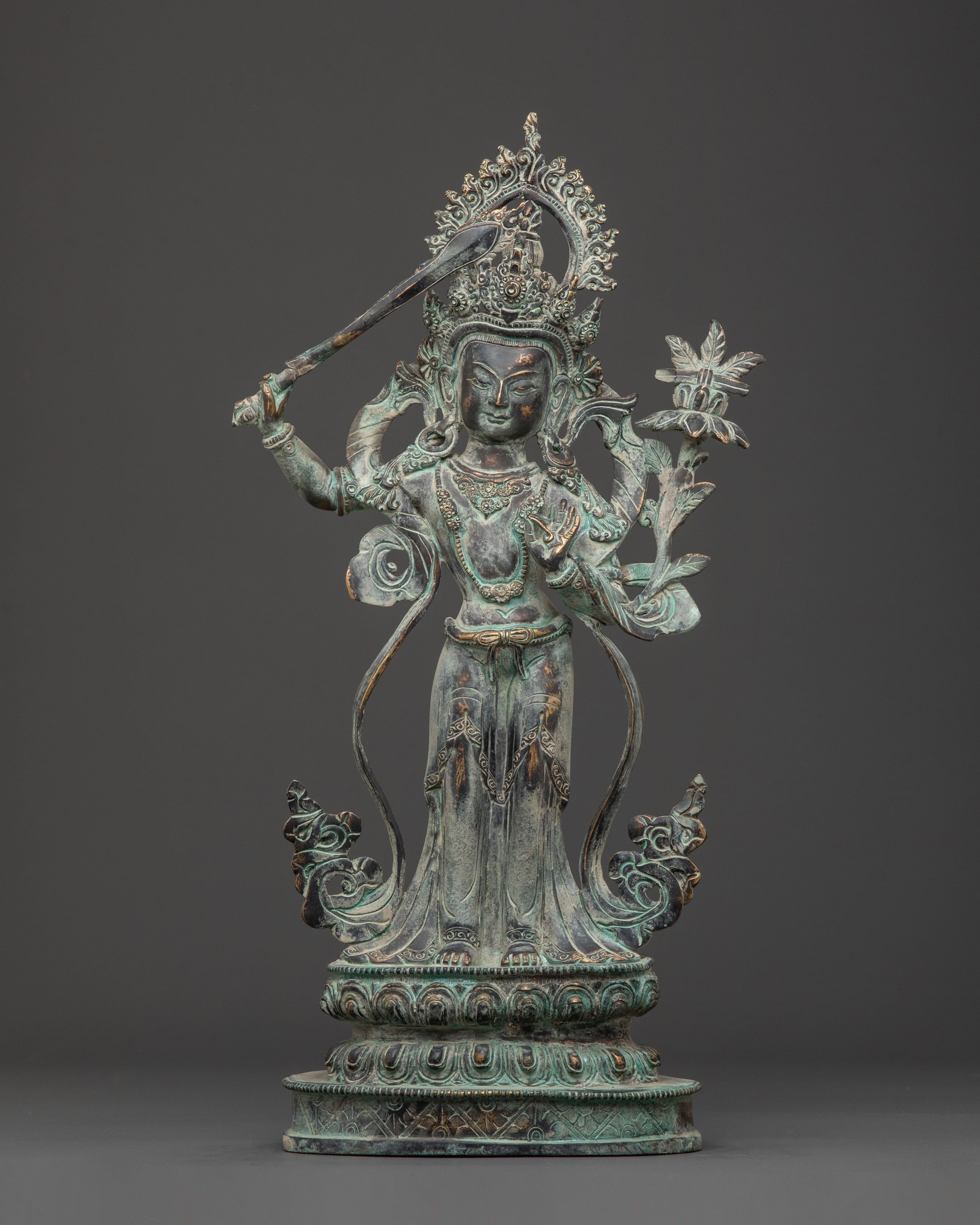 Manjushri Divine Statue