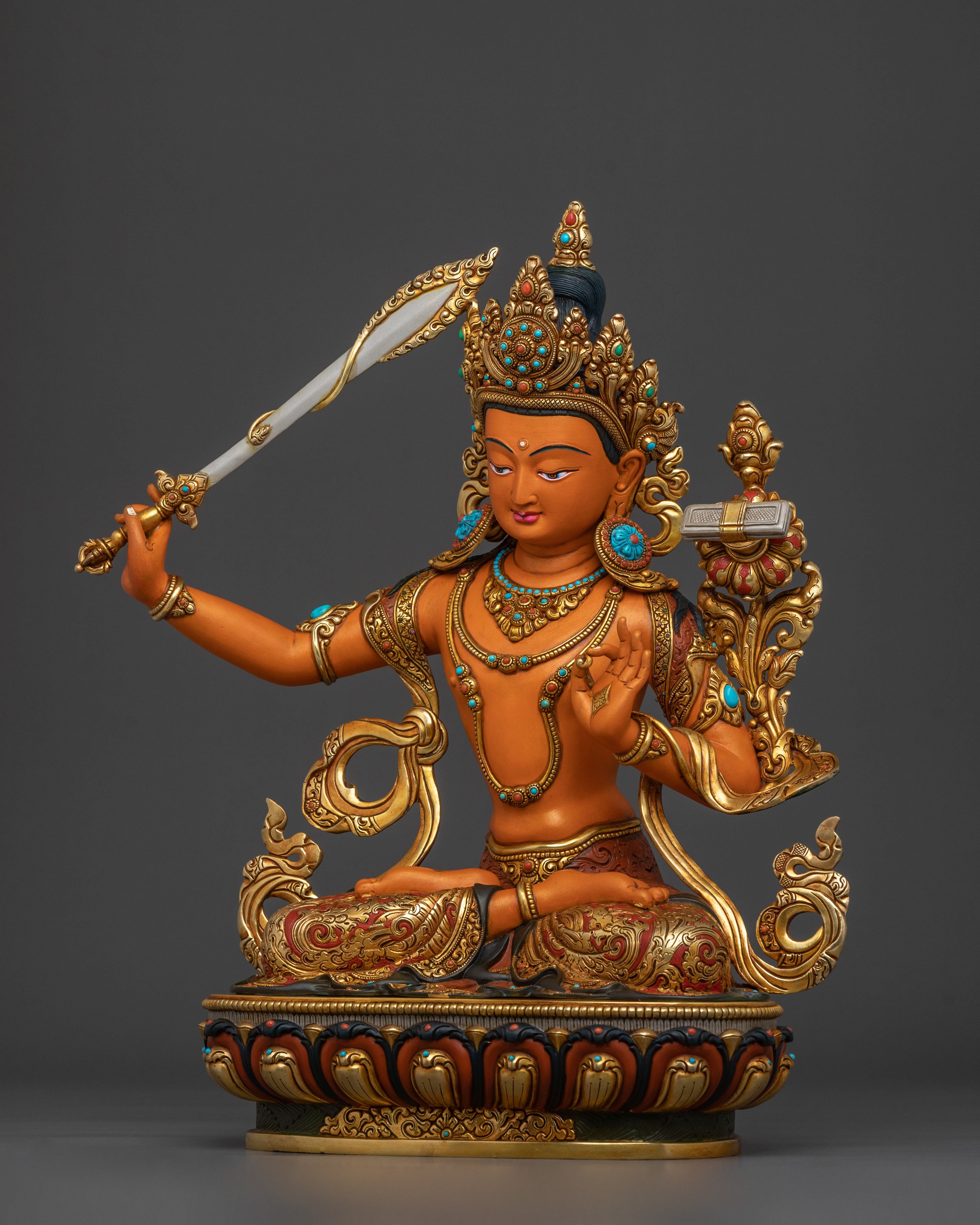 Spiritual Manjushri Divine Statue | Home Decor