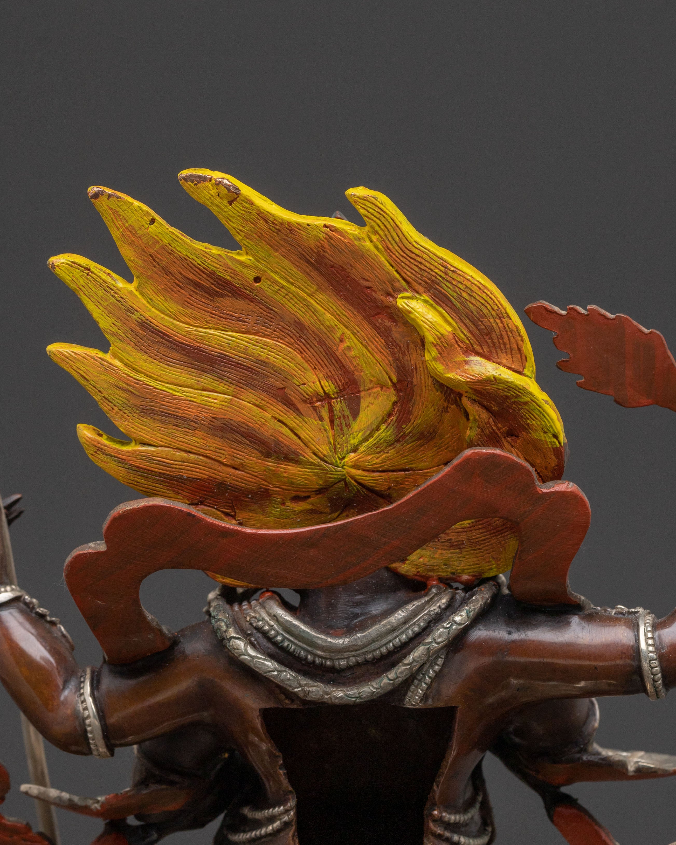 4 Armed Mahakala Statue for Spiritual Spaces