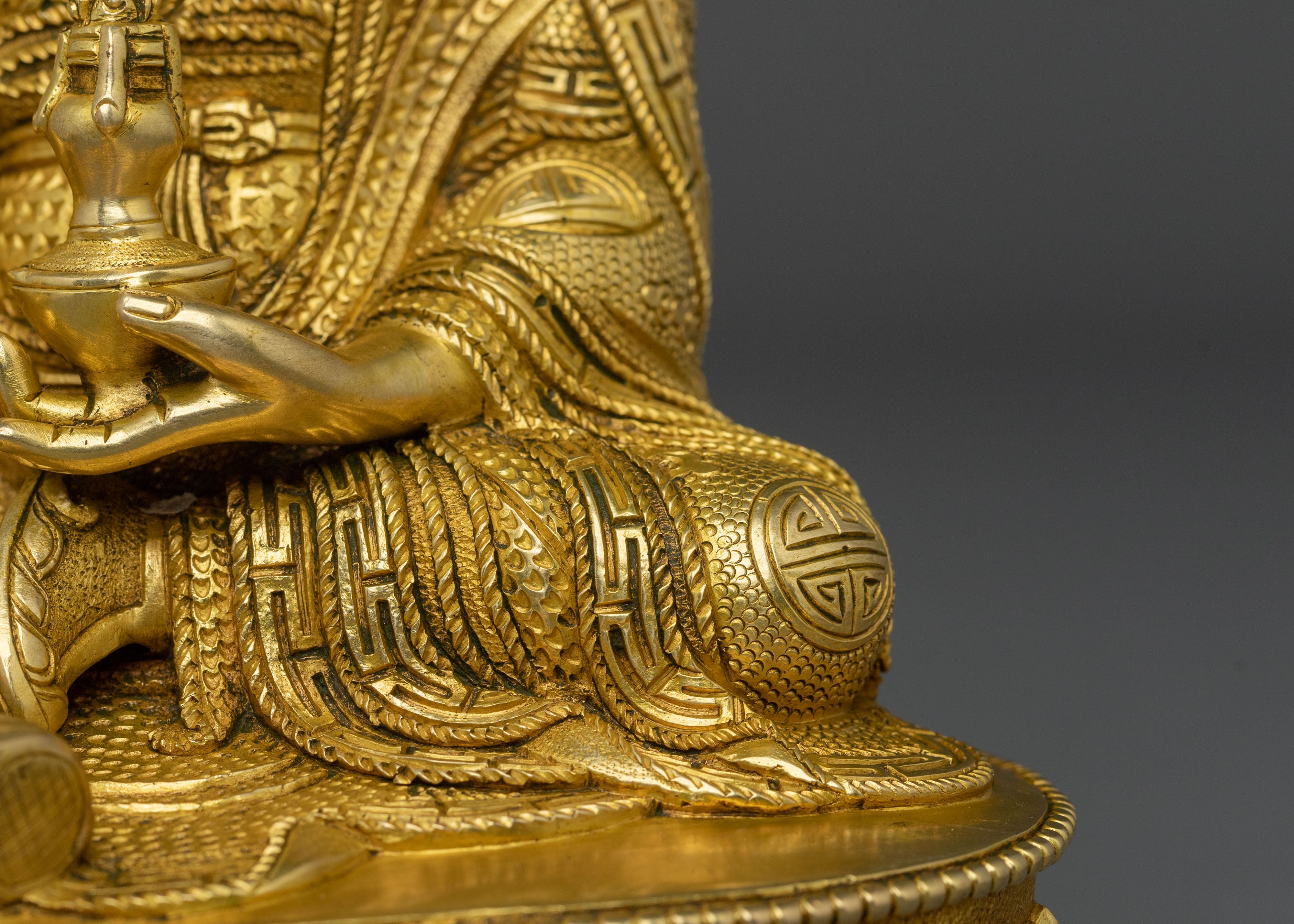Guru Rinpoche Buddhist Shrine Statue | Buddhist Shrine Sculpture