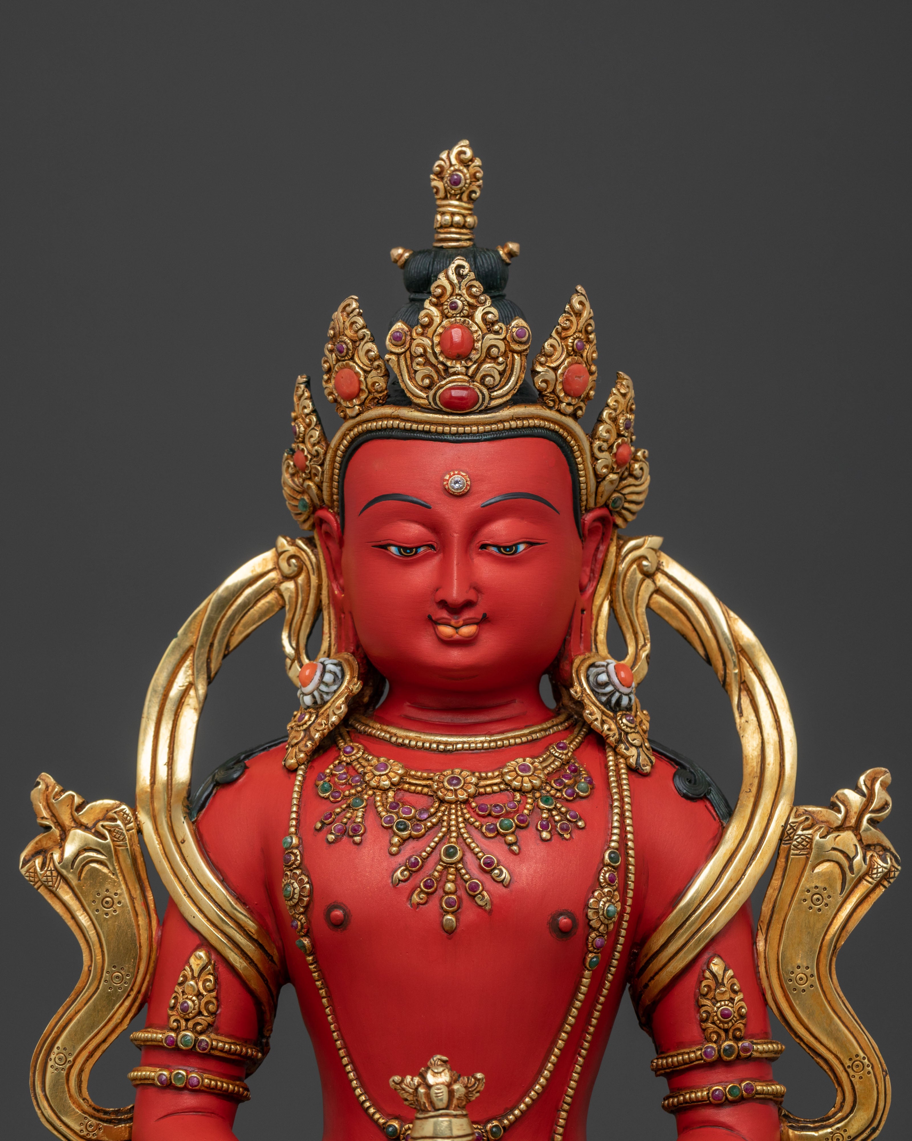 Majestic Amitayus Statue | Spiritual Home Decor