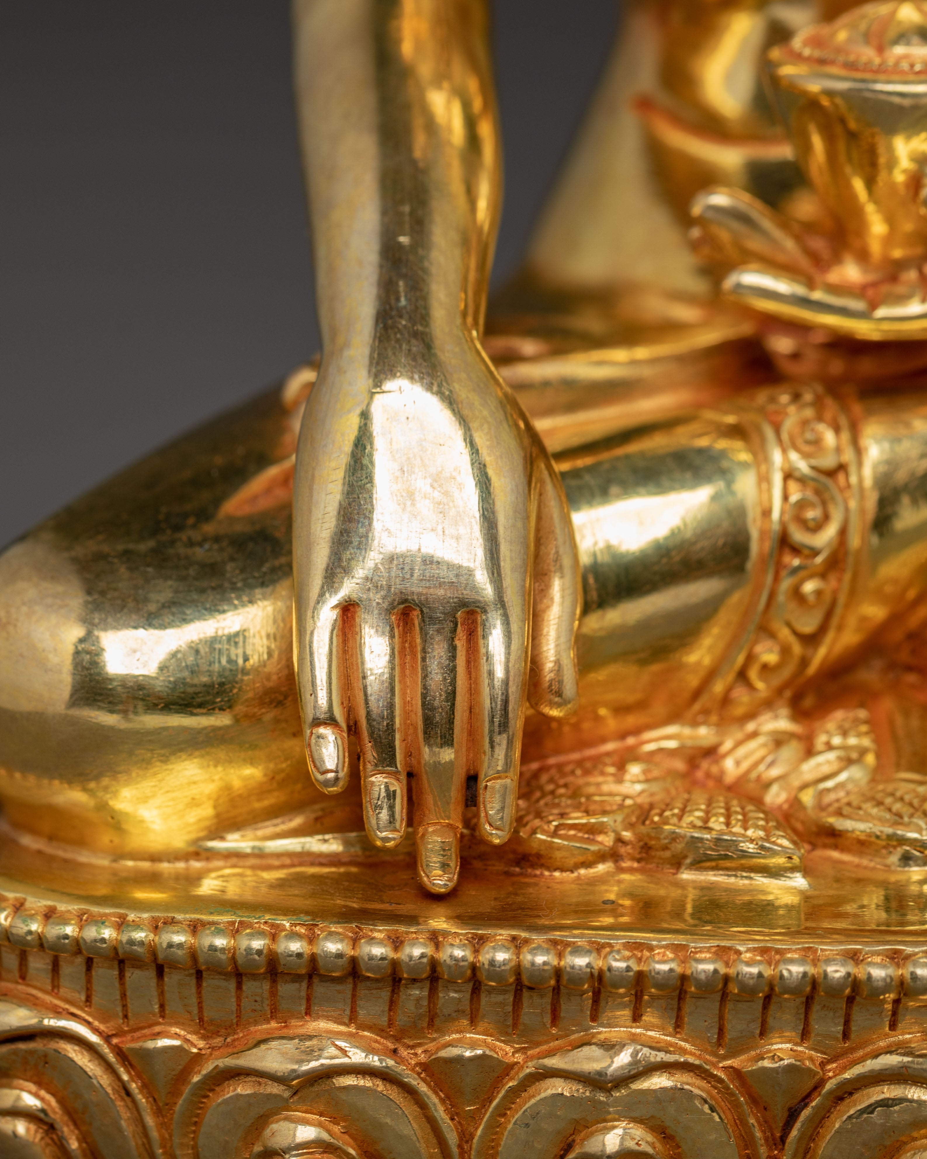 Handcrafted Serene Statue of Buddha Shakyamuni | Gautama Buddha Sculpture