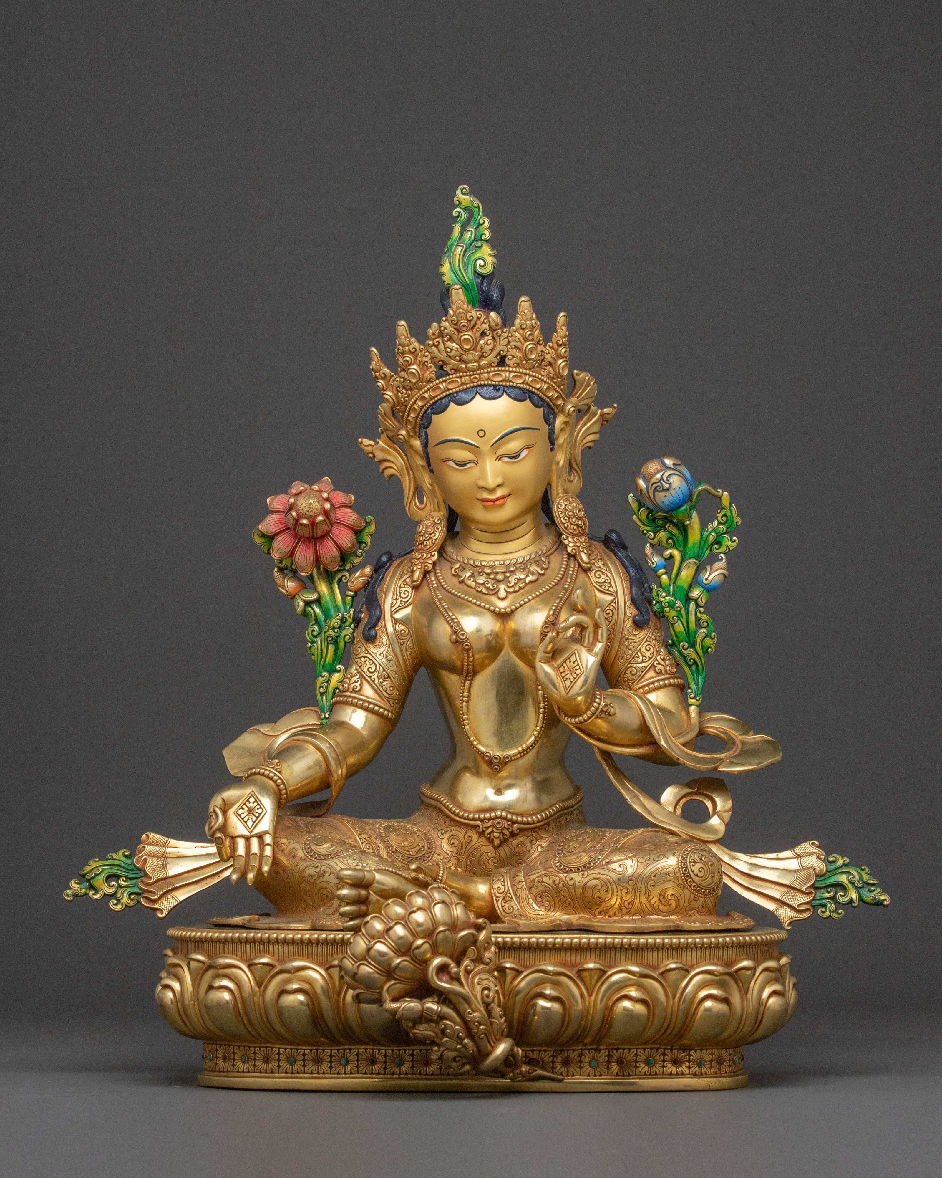 Green Tara Spiritual Statue 