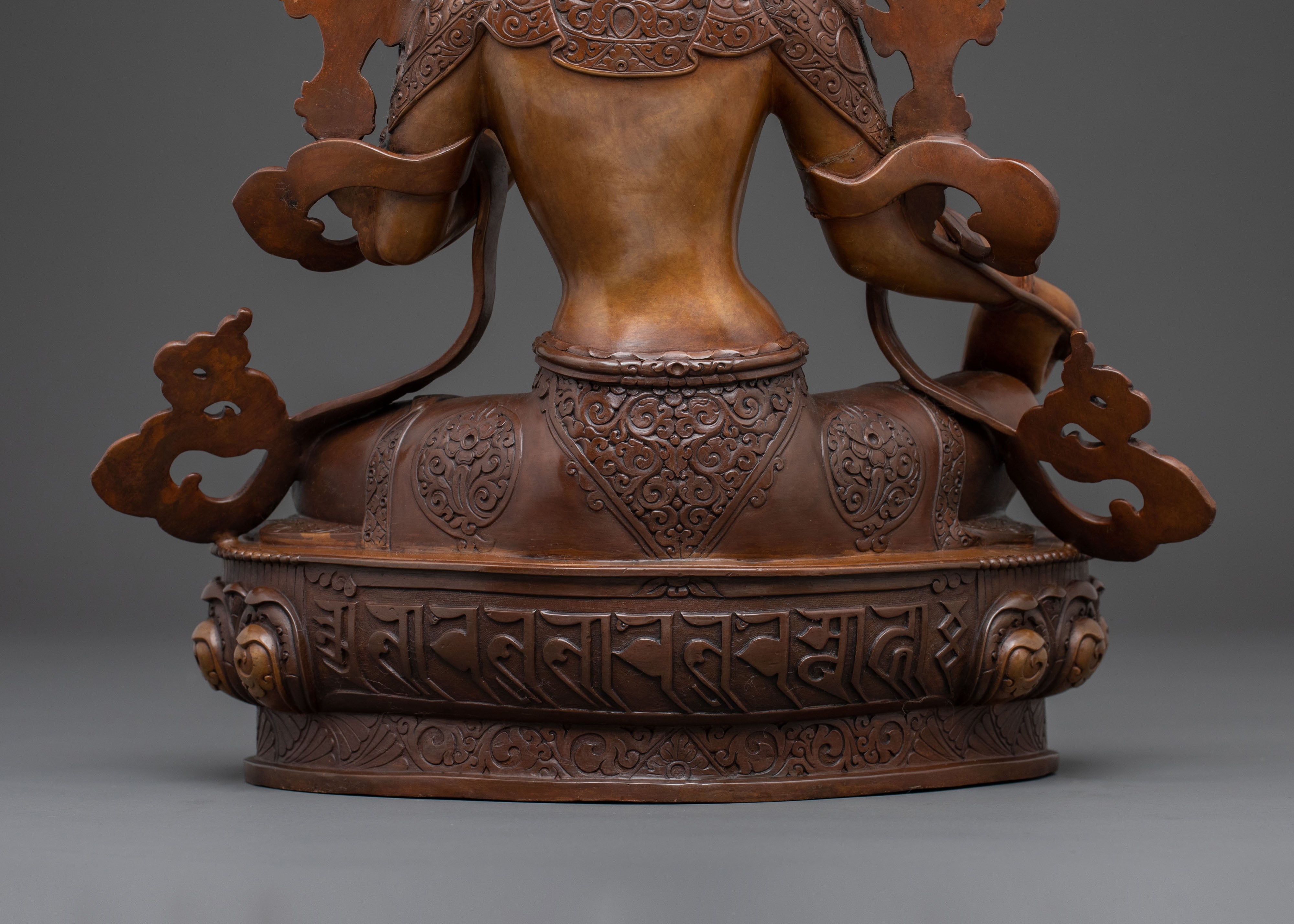 Green Tara Swift Blessing Statue | Goddess of Compassion & Protection