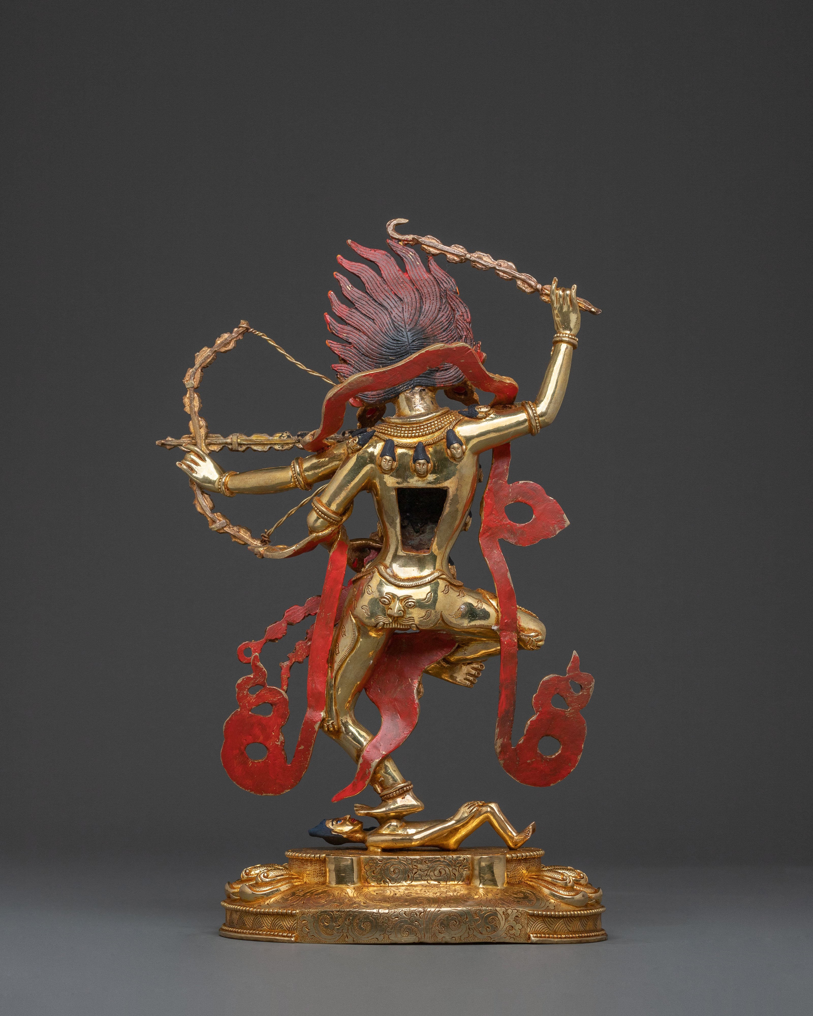 Kurukulla Statue | 24K Gold Glided Buddhist Dakini