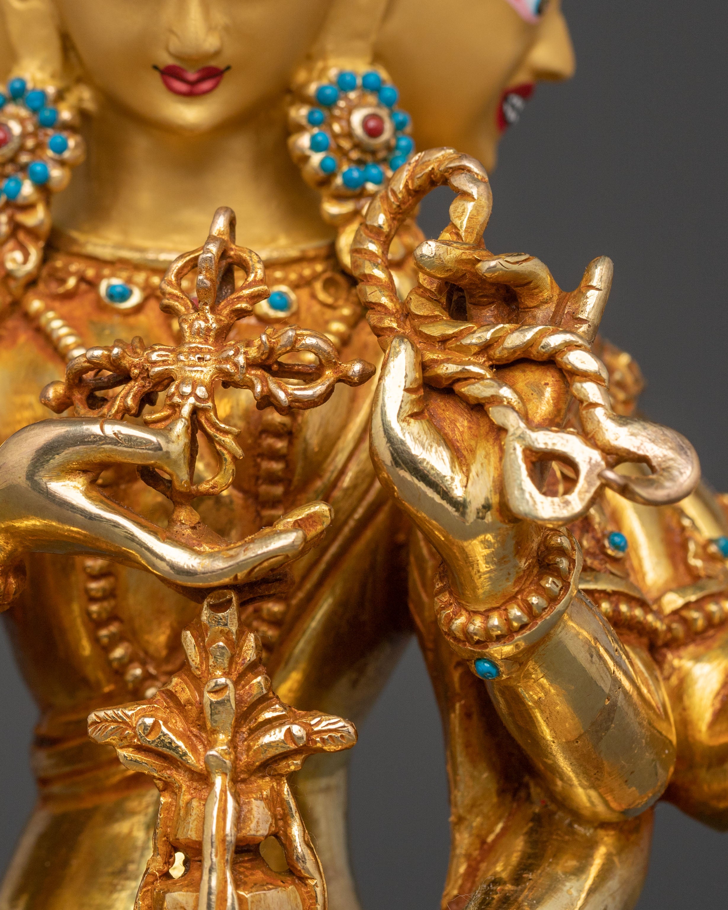 Namgyalma Longevity Statue: 24K Gold Gilded