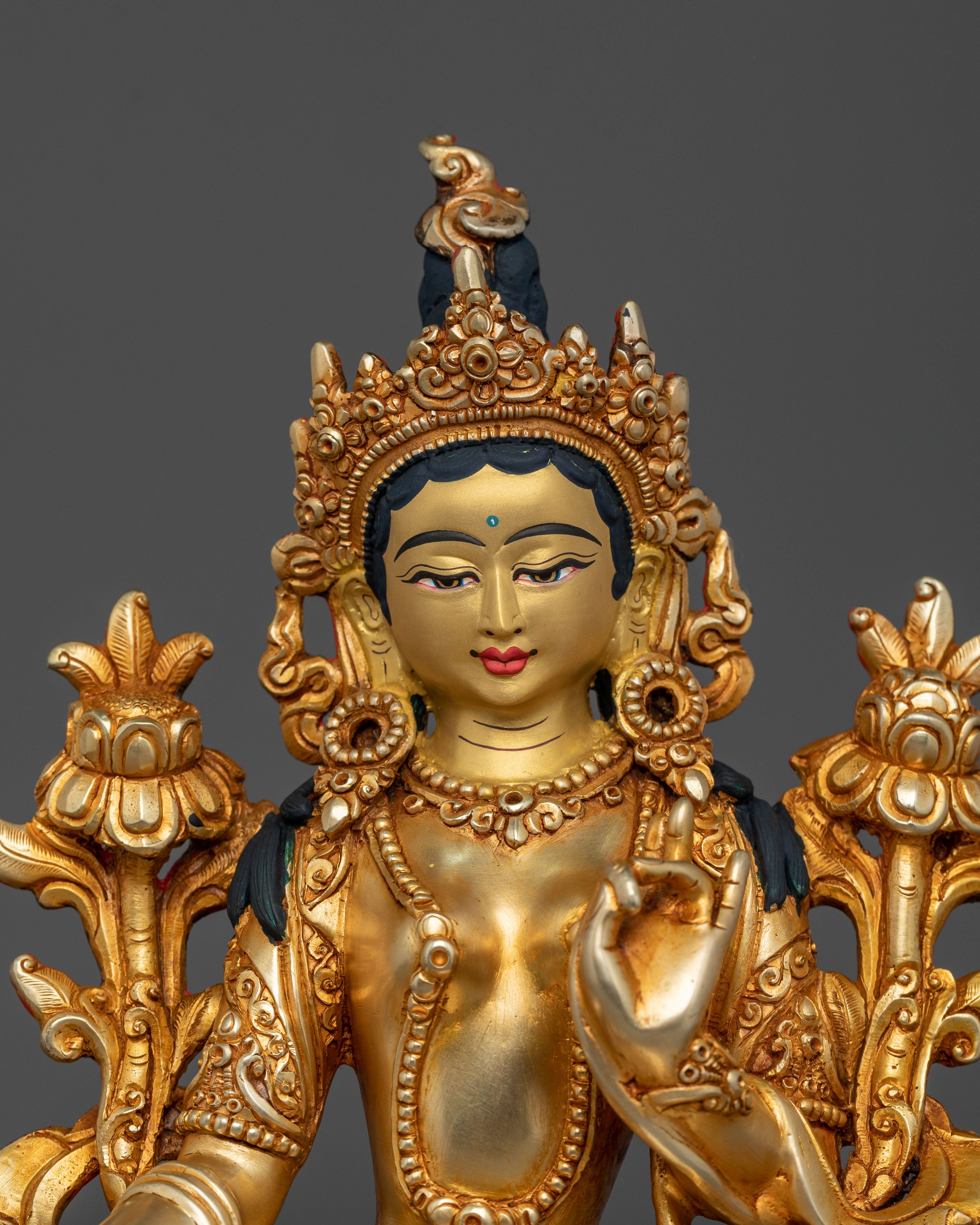 Green Tara Statue | Tibetan Goddess of Protection